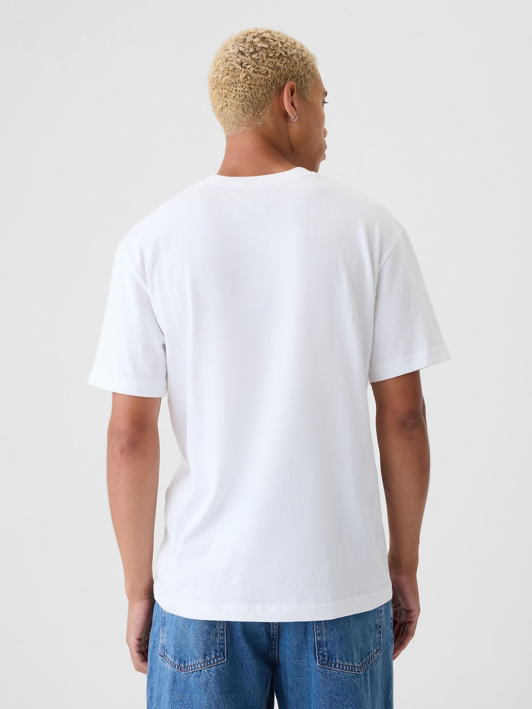 White Arch Logo Short Sleeve T-Shirt - Image 2 of 4