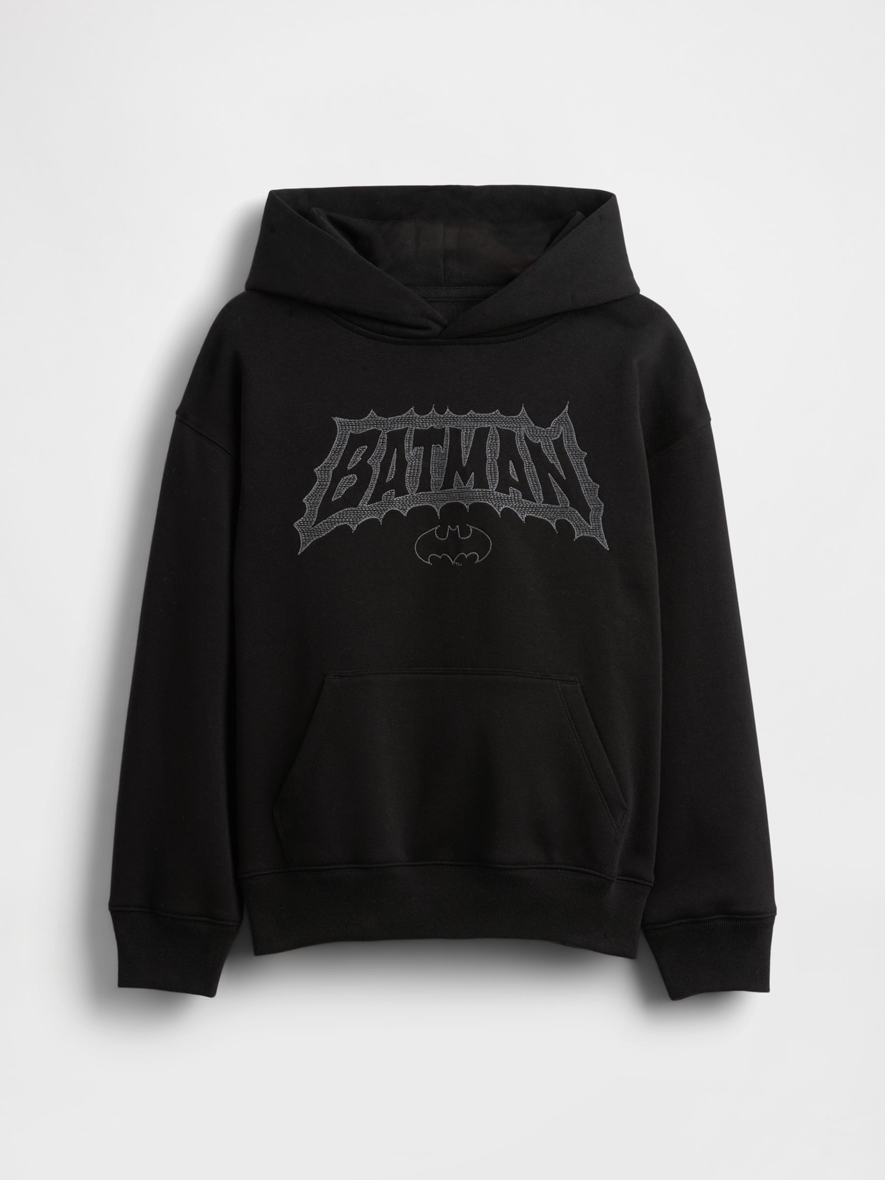 Black VintageSoft Batman Hoodie - Image 4 of 5