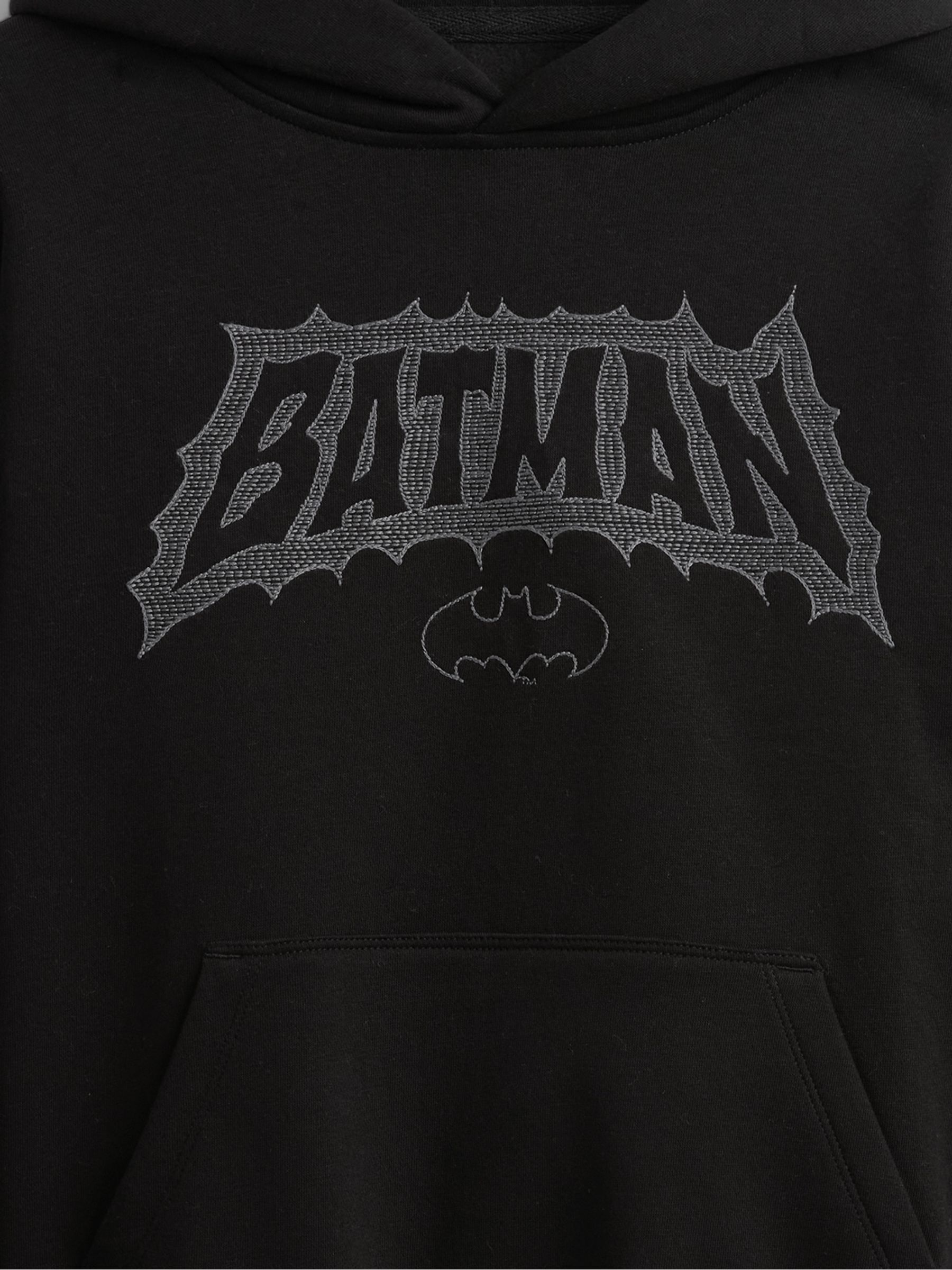 Black VintageSoft Batman Hoodie - Image 5 of 5