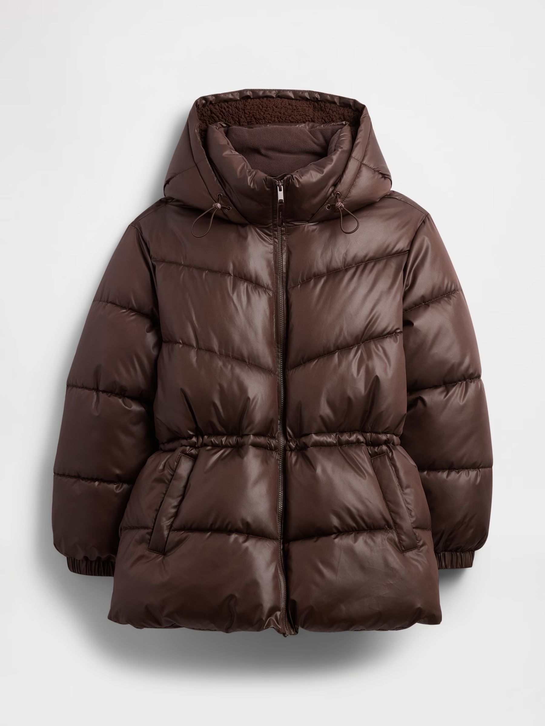 Brown ColdControl Max Relaxed Puffer Jacket - Image 5 of 5