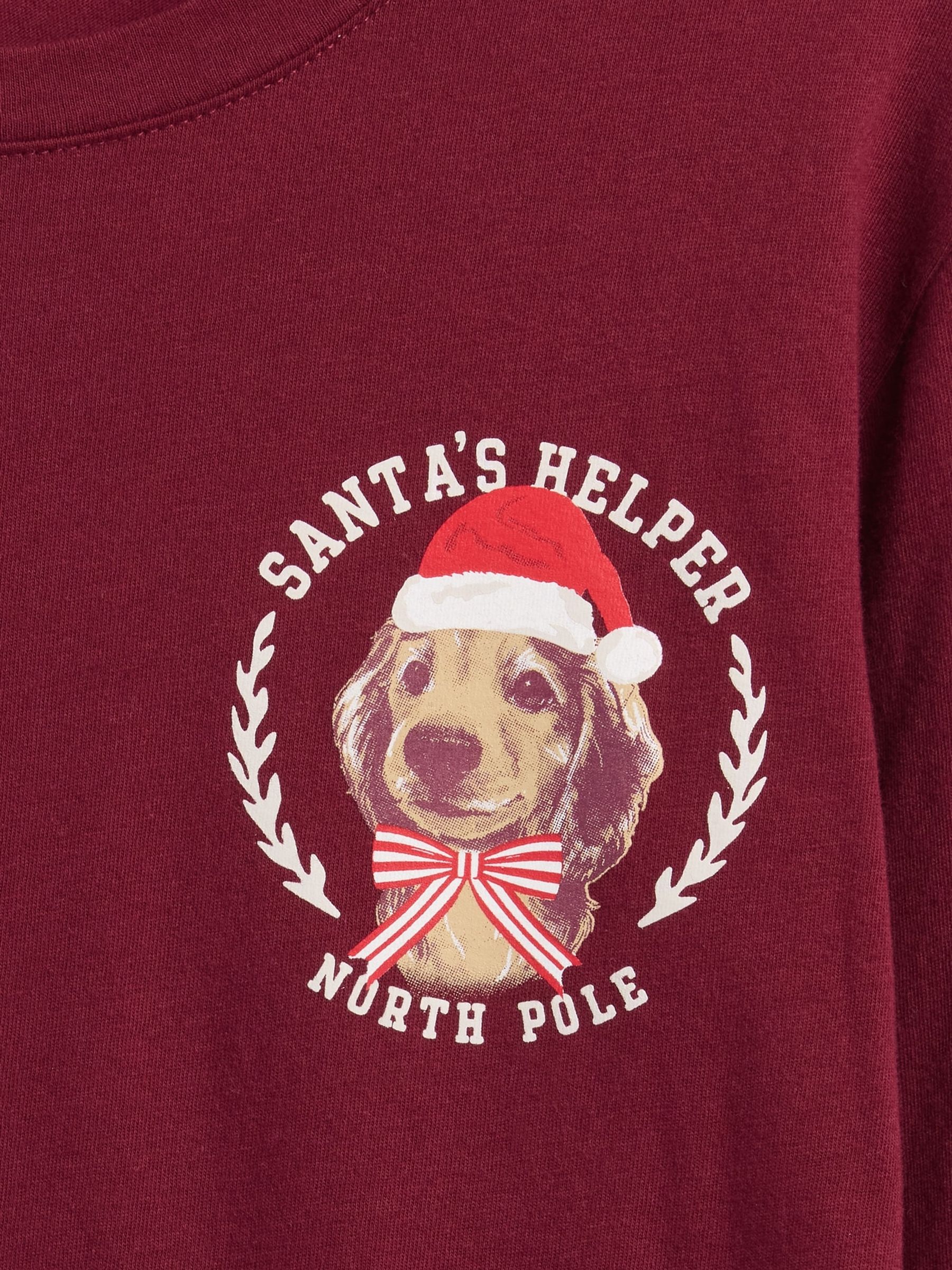 Burgundy Red Relaxed Graphic T-Shirt - Image 2 of 2