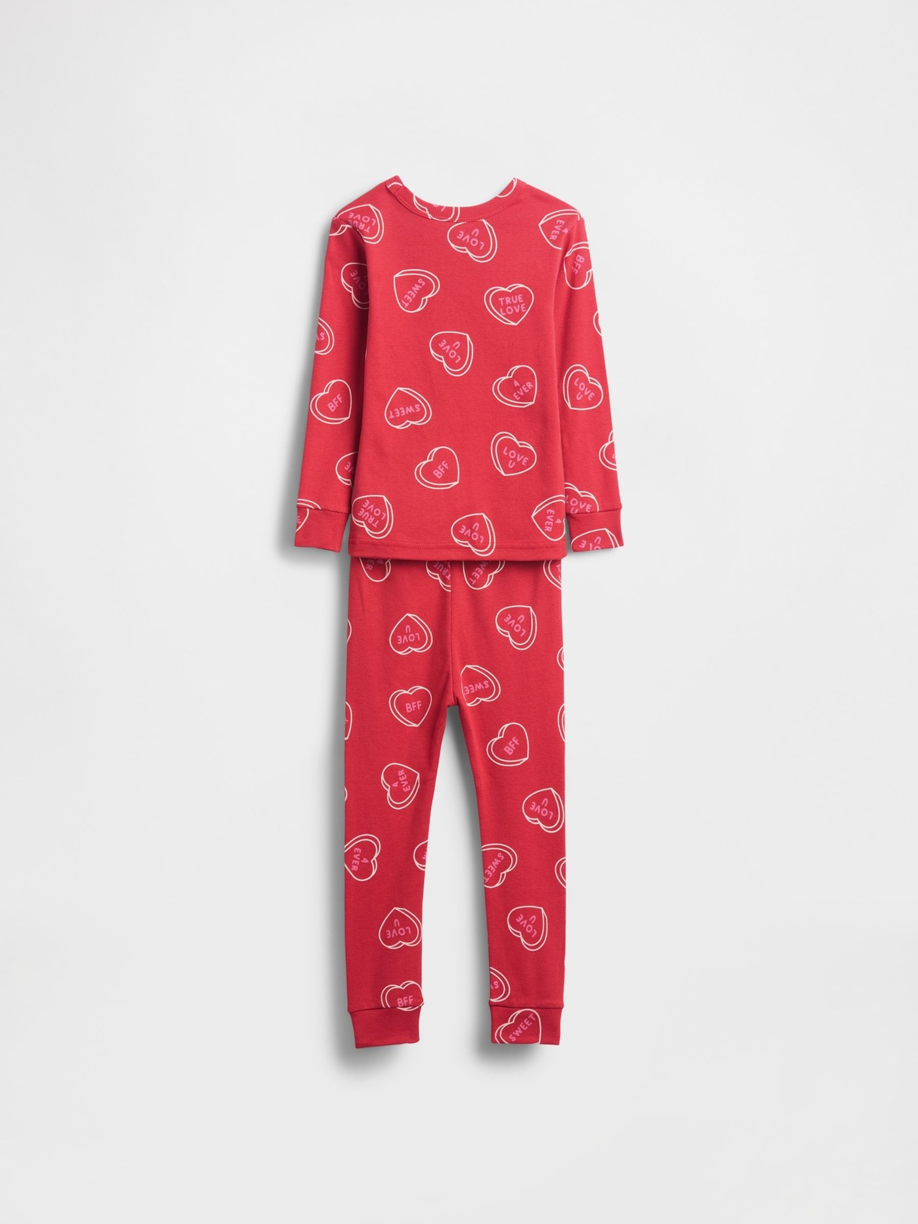 Red Brushed Cotton Pyjamas Set (6mths-5yrs) - Image 2 of 2