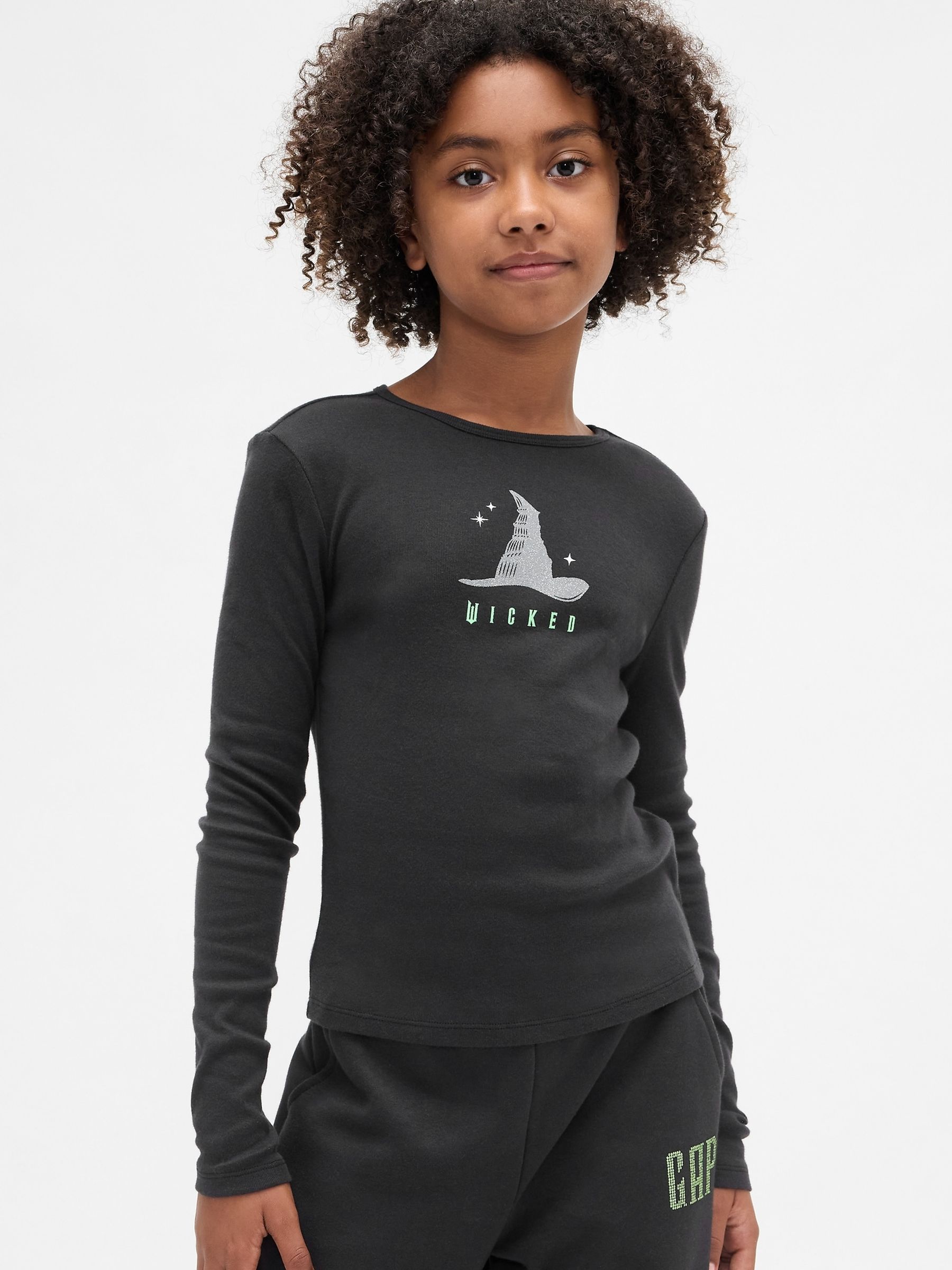 Black Wicked Graphic T-Shirt (4-13yrs) - Image 1 of 5