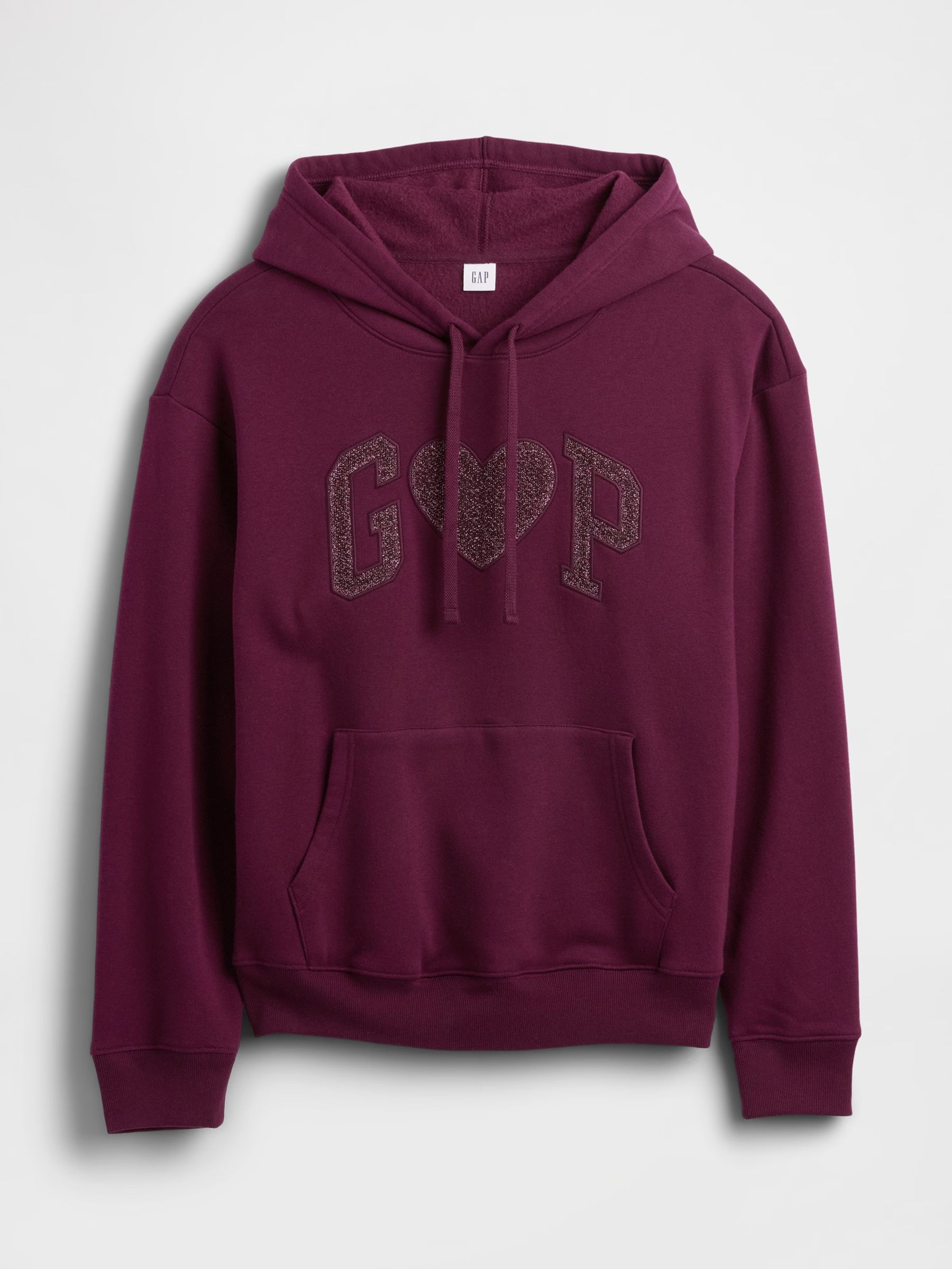 Burgundy Red Logo Hoodie - Image 5 of 5