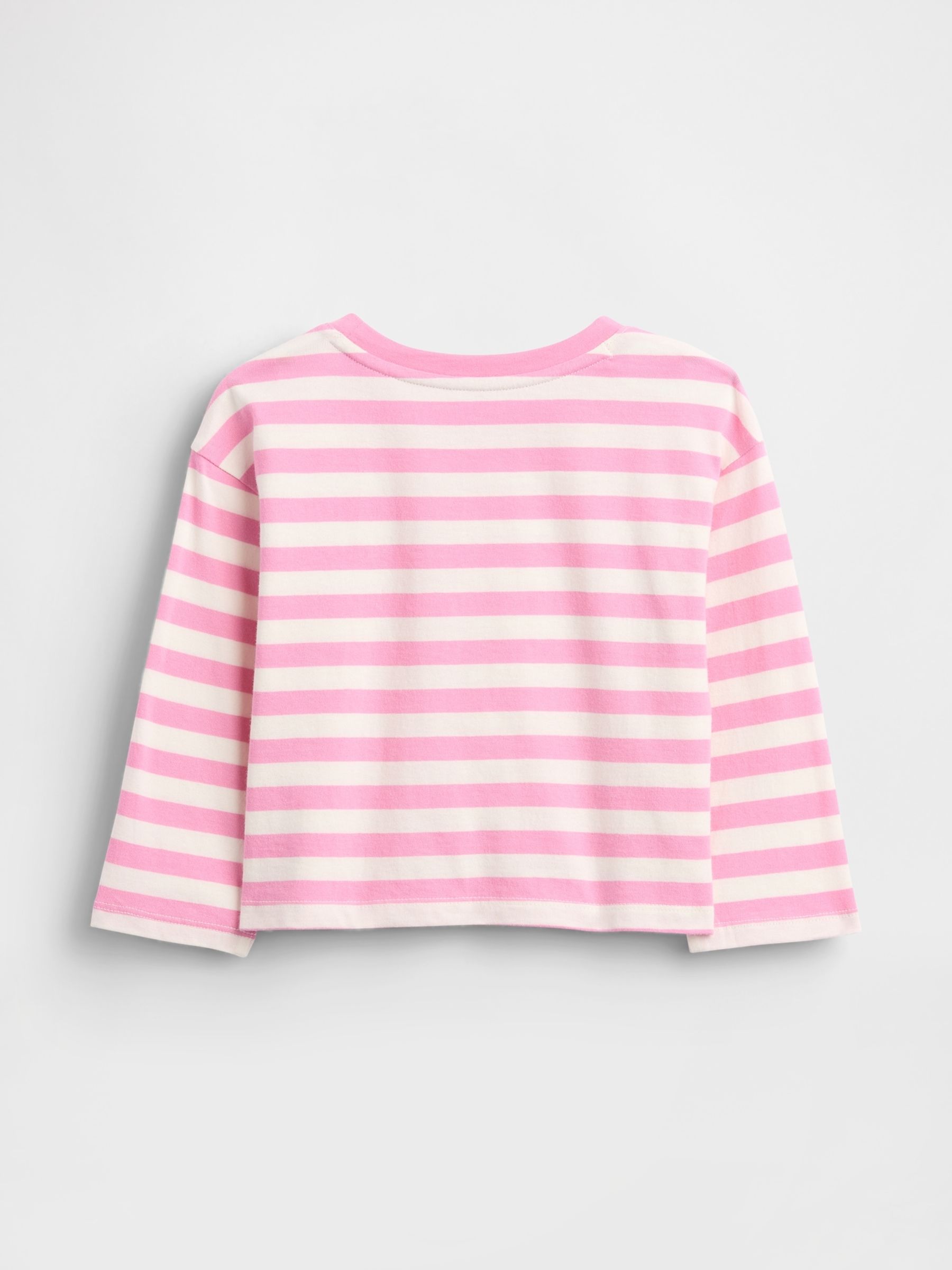 Pink Stripe Mix and Match Heart Pocket T-Shirt - Image 2 of 3