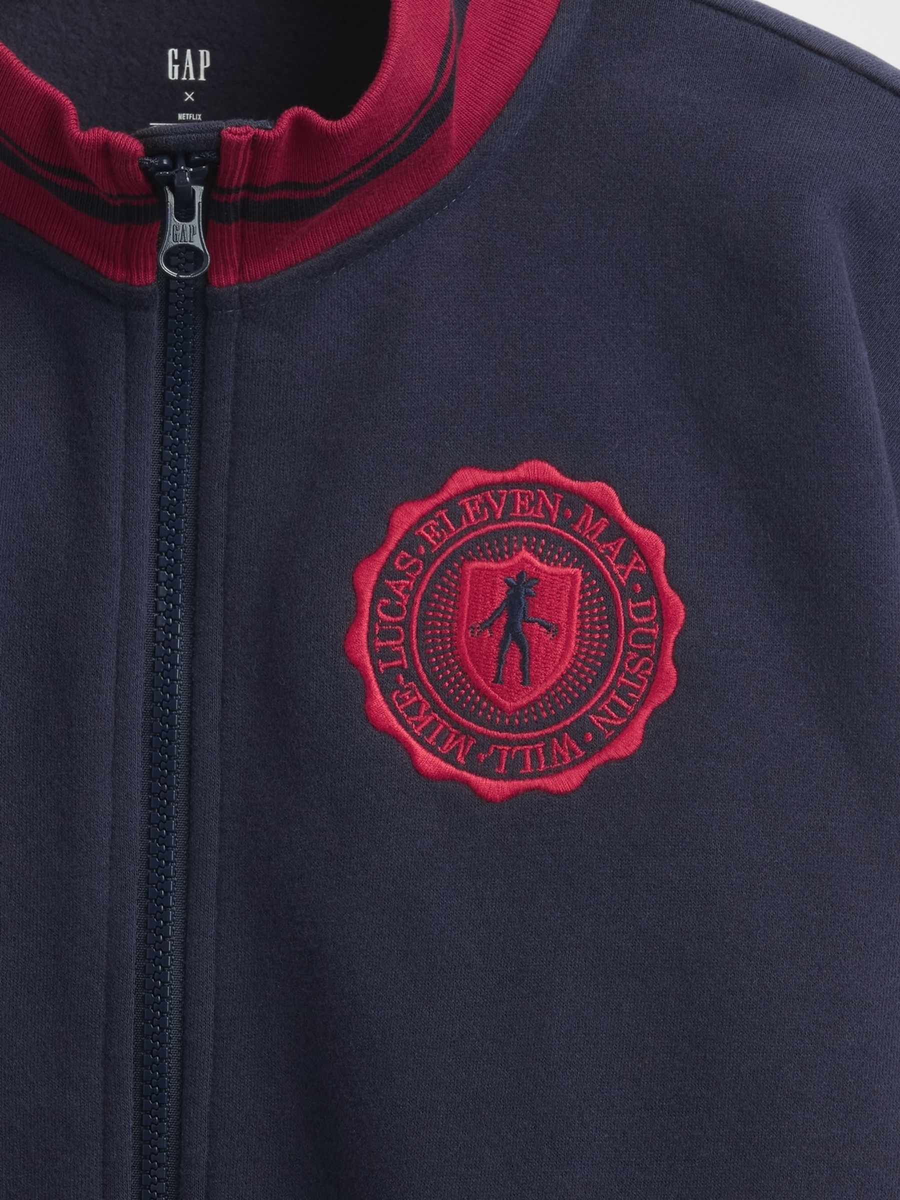 Navy Blue Stranger Things VintageSoft Varsity Sweatshirt (4-13yrs) - Image 5 of 5