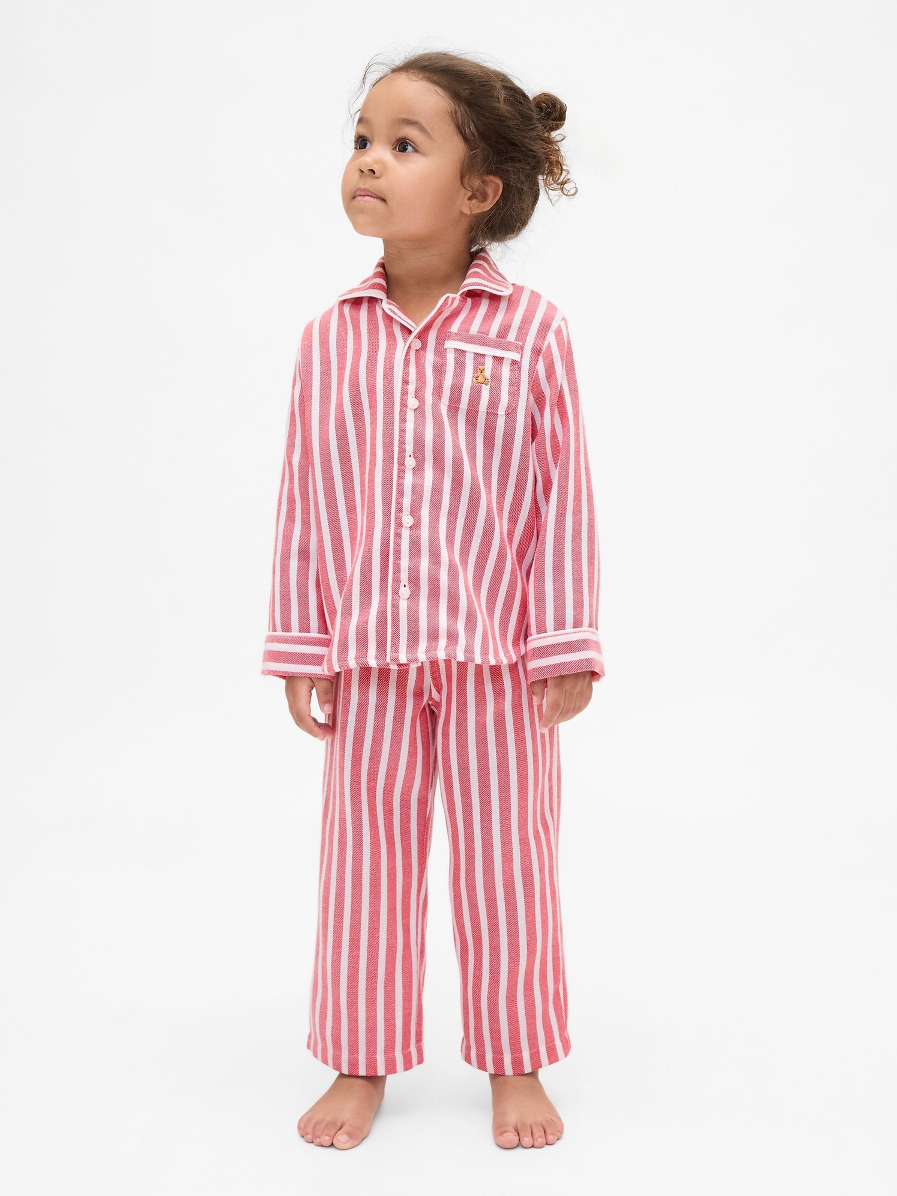 Red Stripe Matching Family Pyjamas Set (6mths-5yrs) - Image 3 of 5