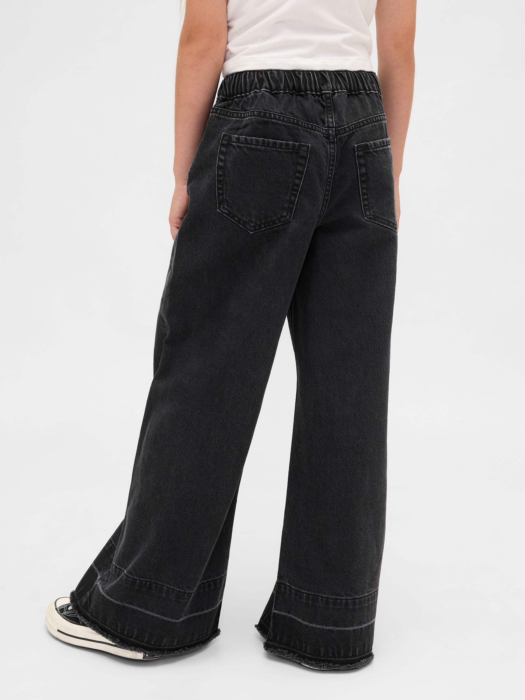 Black Low Waisted Baggy Jeans (4-13yrs) - Image 2 of 4 Black Low Waisted Baggy Jeans (4-13yrs) - Image 2 of 4