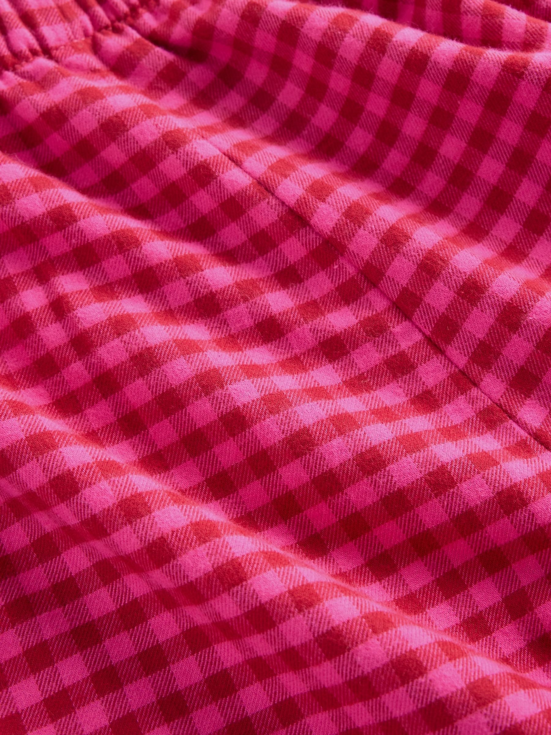 Pink Matching Family Logo Flannel Pyjama Boxer Shorts - Image 6 of 6