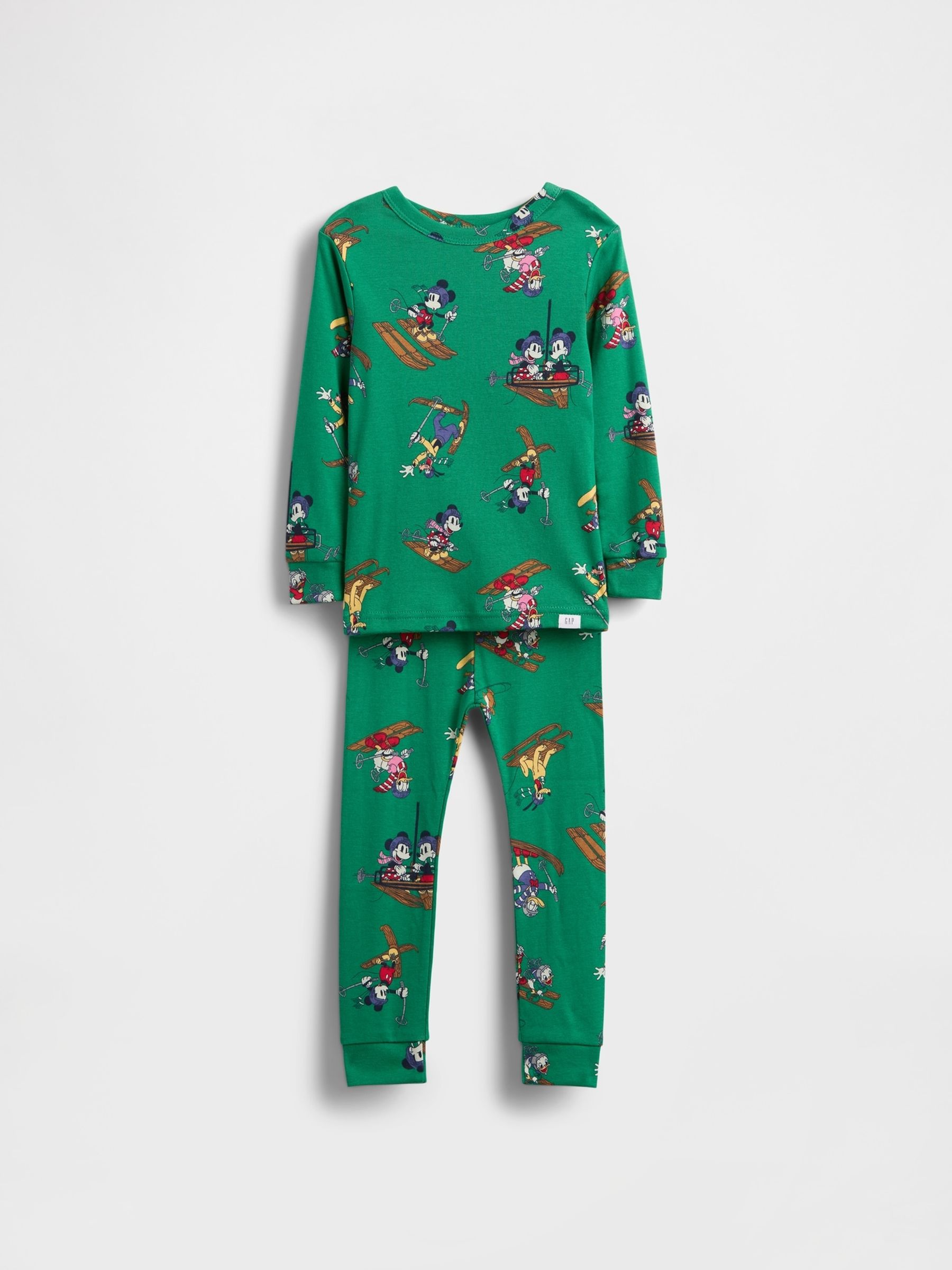 Green Disney Cotton Christmas Pyjamas (6mths-5yrs) - Image 1 of 2 Green Disney Cotton Christmas Pyjamas (6mths-5yrs) - Image 1 of 2