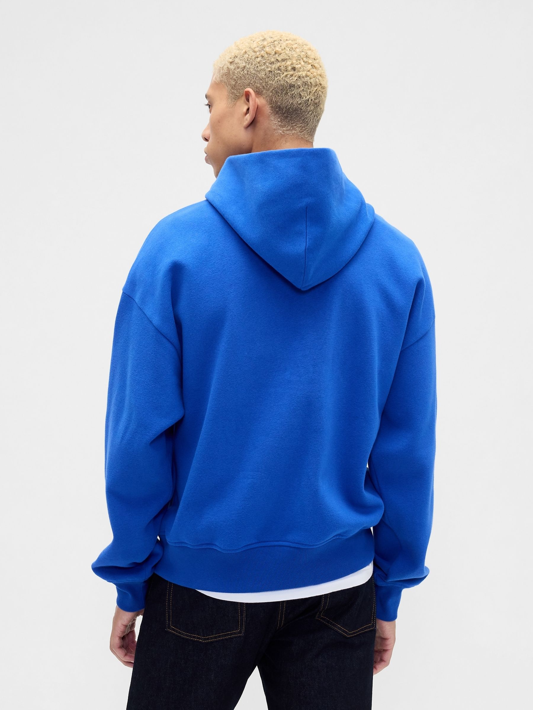 Blue London Arch Logo Hoodie - Image 2 of 4