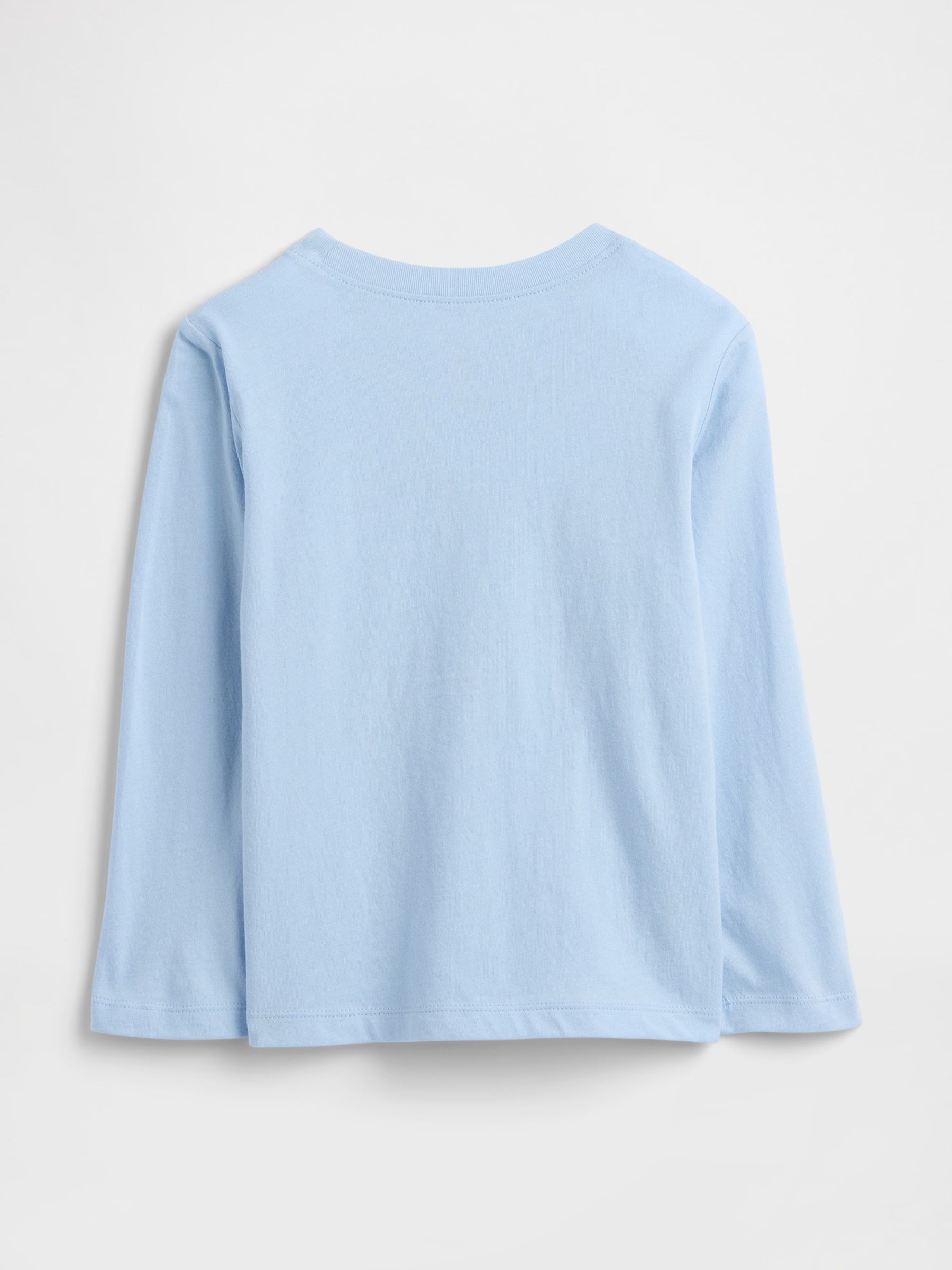 Blue Long Sleeve Graphic T-Shirt - Image 2 of 3