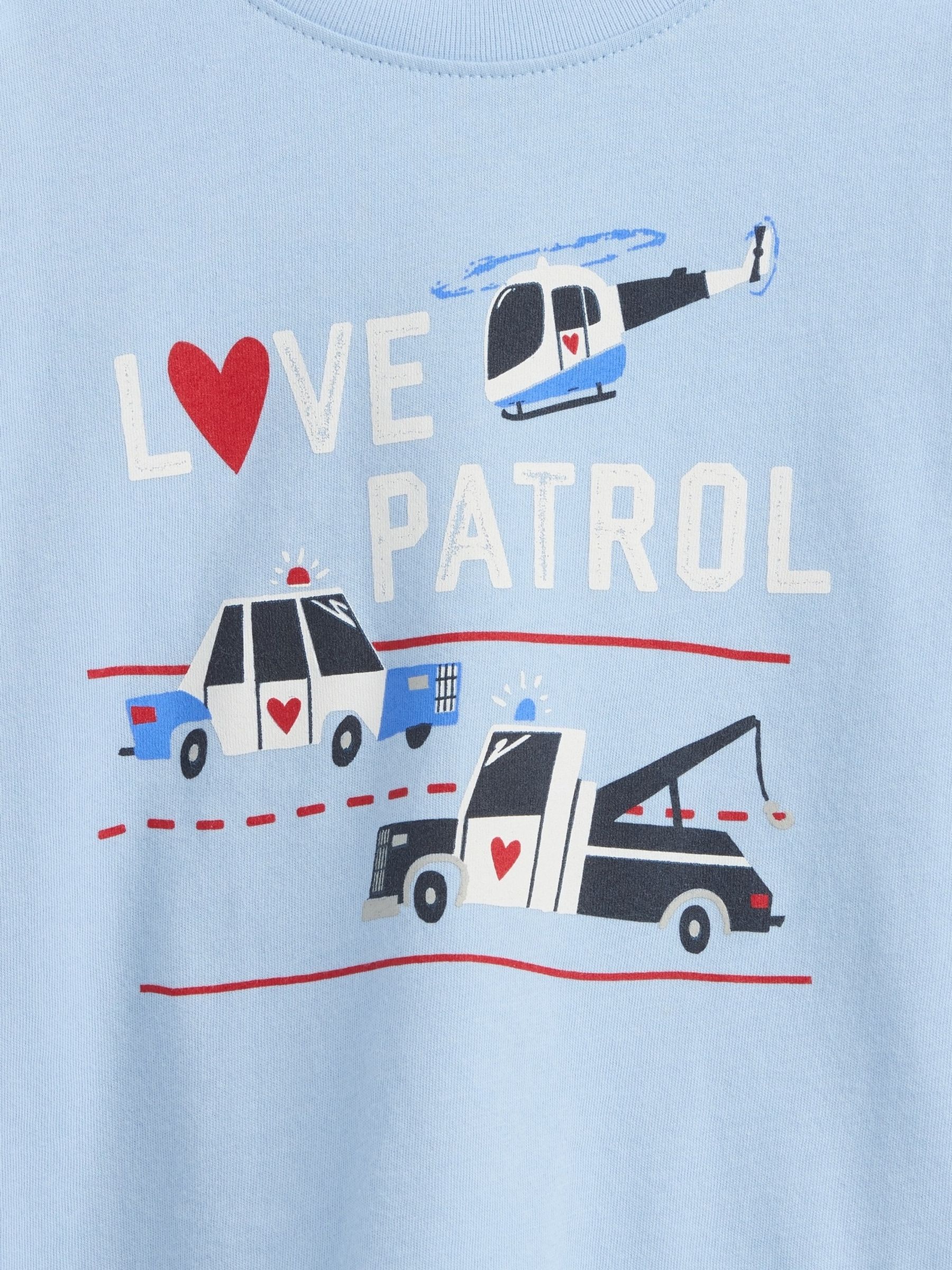 Blue Long Sleeve Graphic T-Shirt - Image 3 of 3 Blue Long Sleeve Graphic T-Shirt - Image 3 of 3