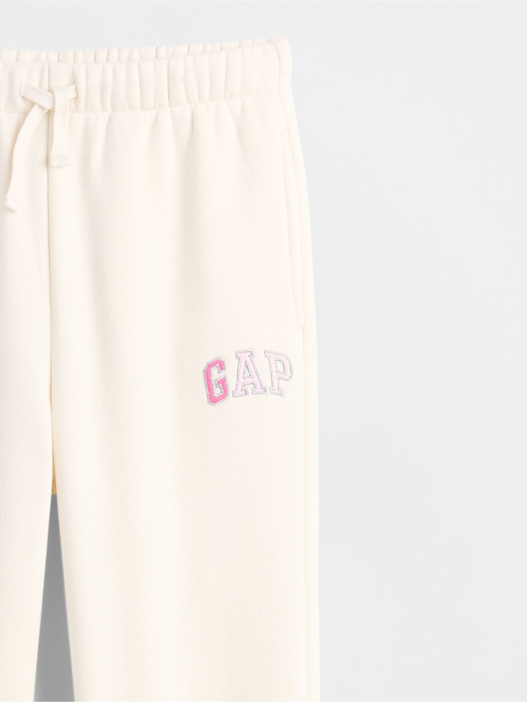 White Relaxed Logo Joggers - Image 2 of 2