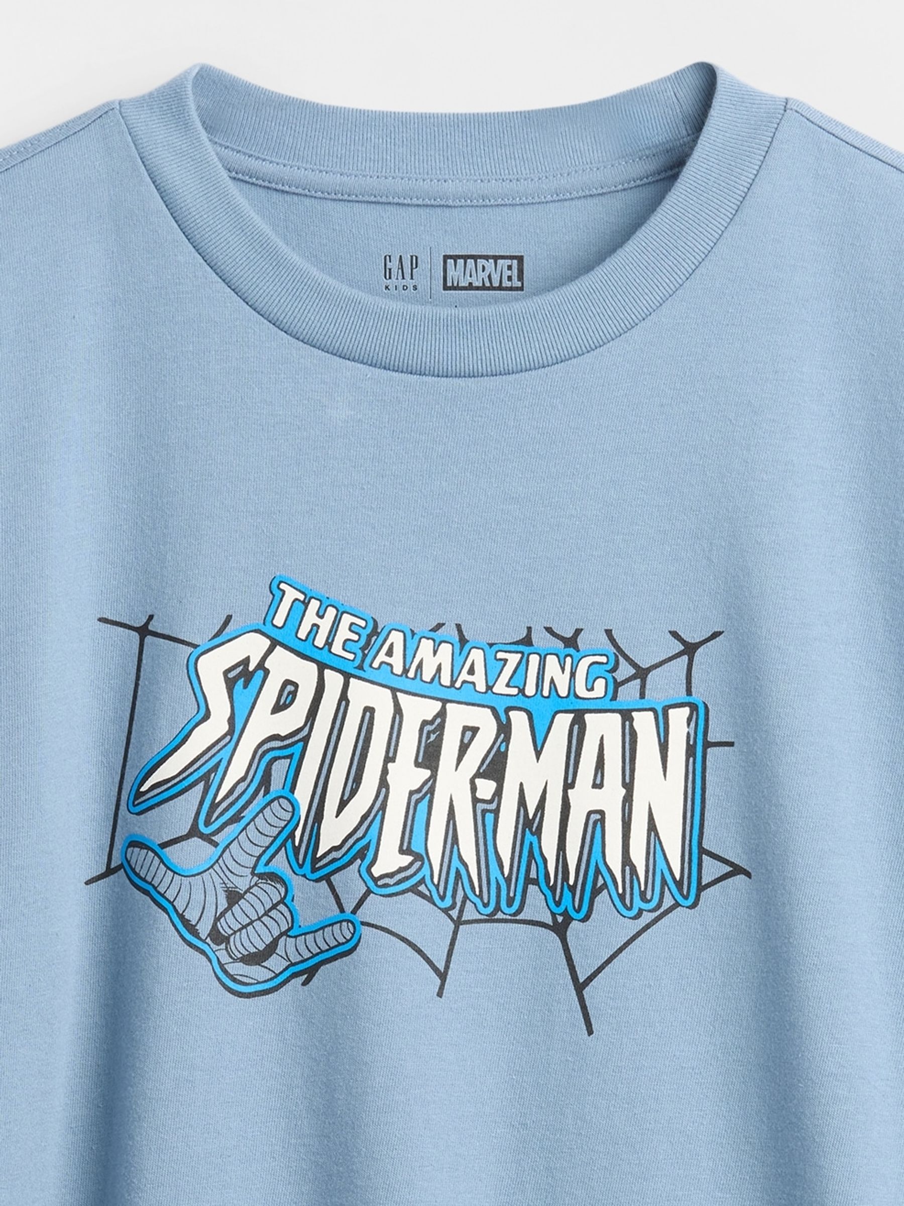 Blue Marvel Relaxed Graphic T-Shirt - Image 3 of 3