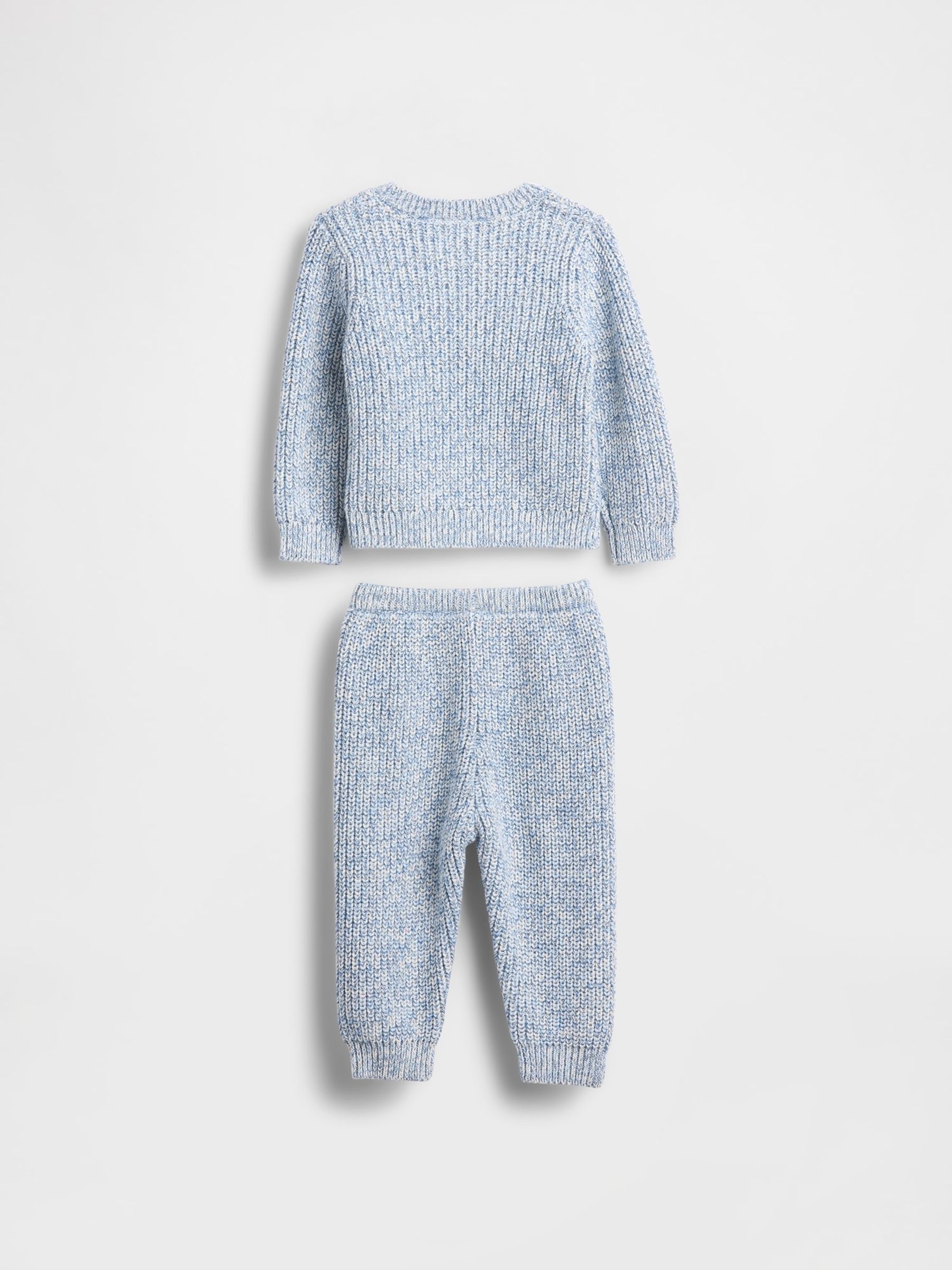 Blue Marled Jumper Outfit Set - Image 2 of 3