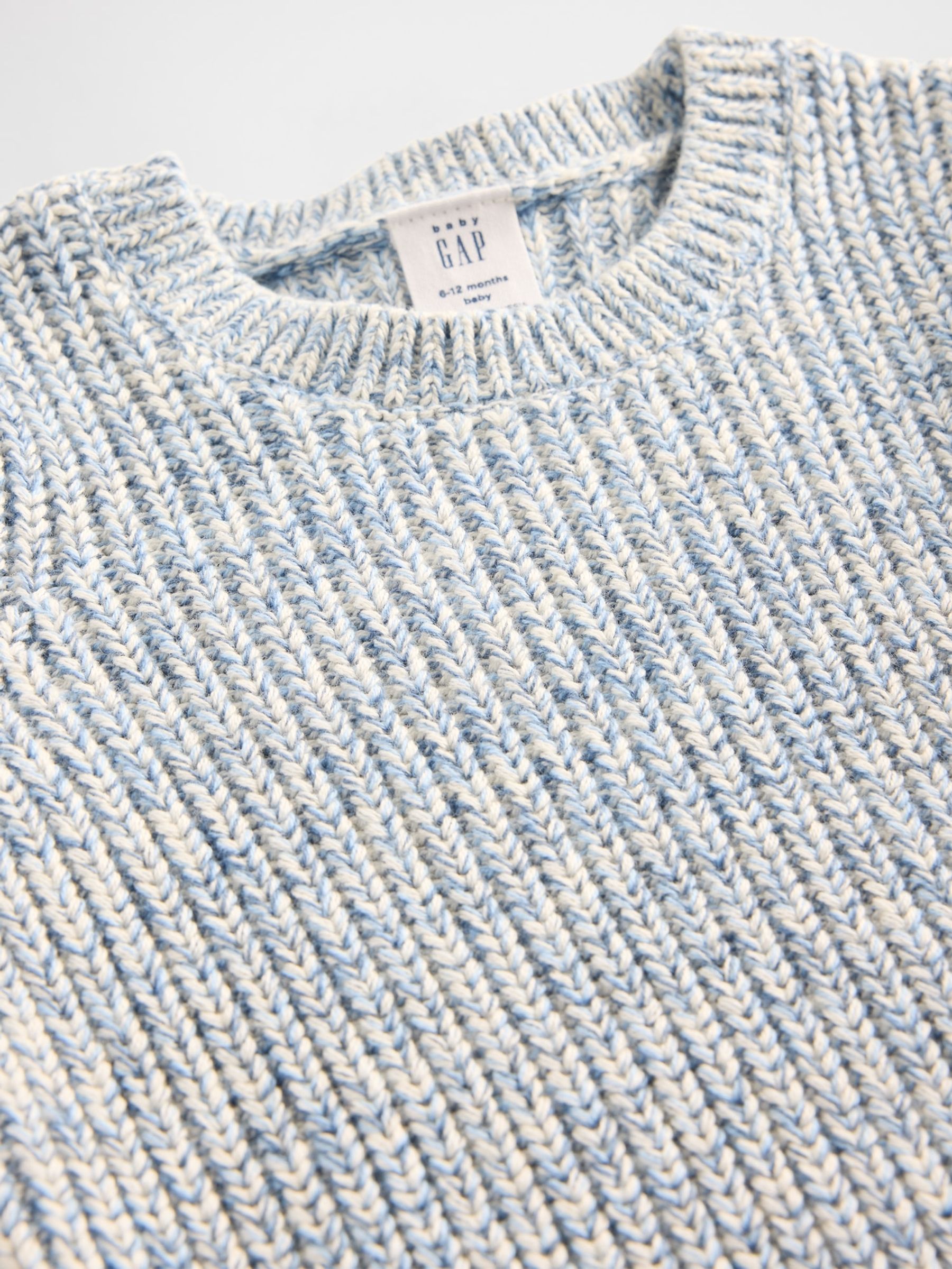 Blue Marled Jumper Outfit Set - Image 3 of 3