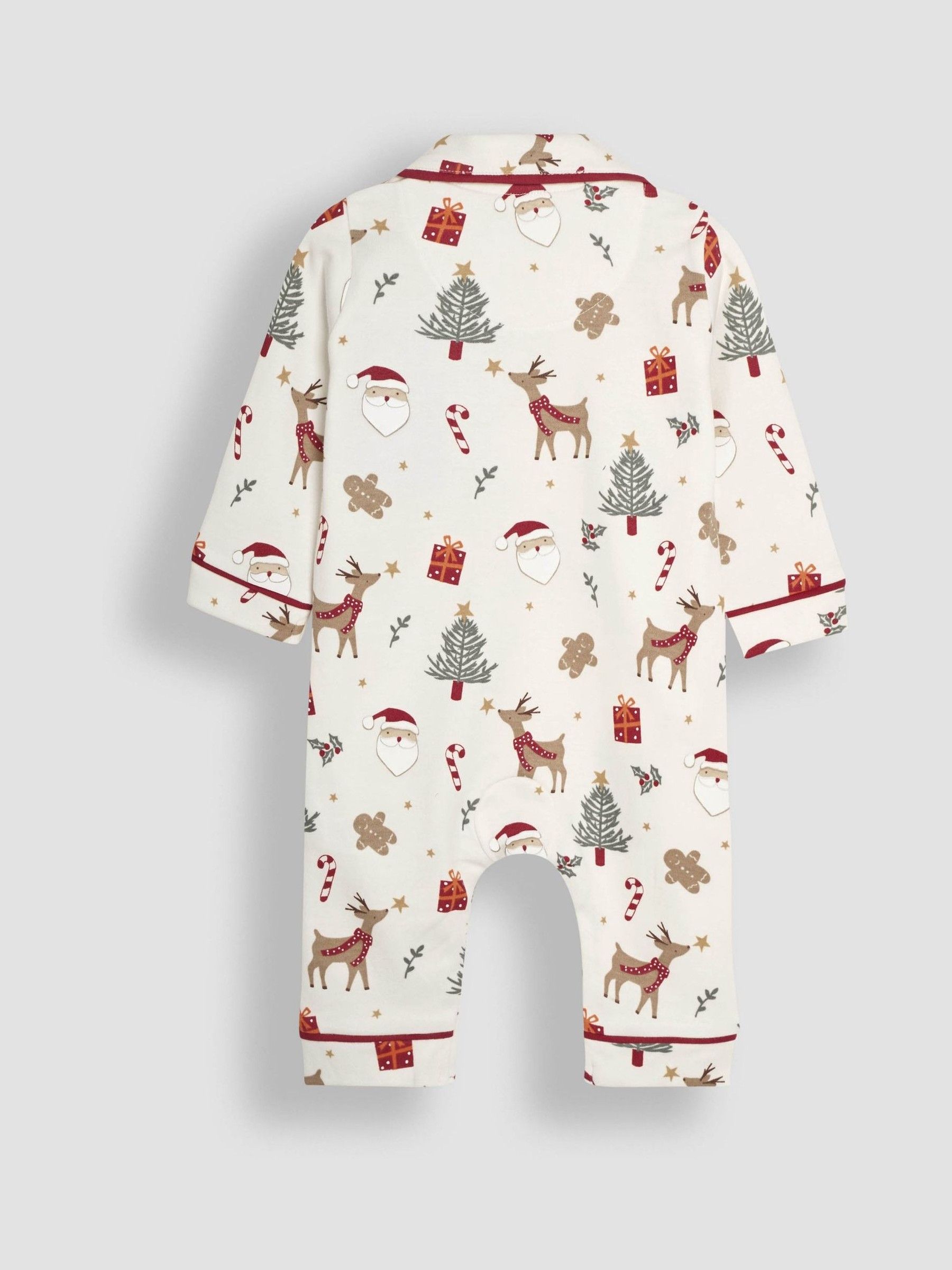 Light Green Christmas All-In-One Pyjamas - Image 3 of 3