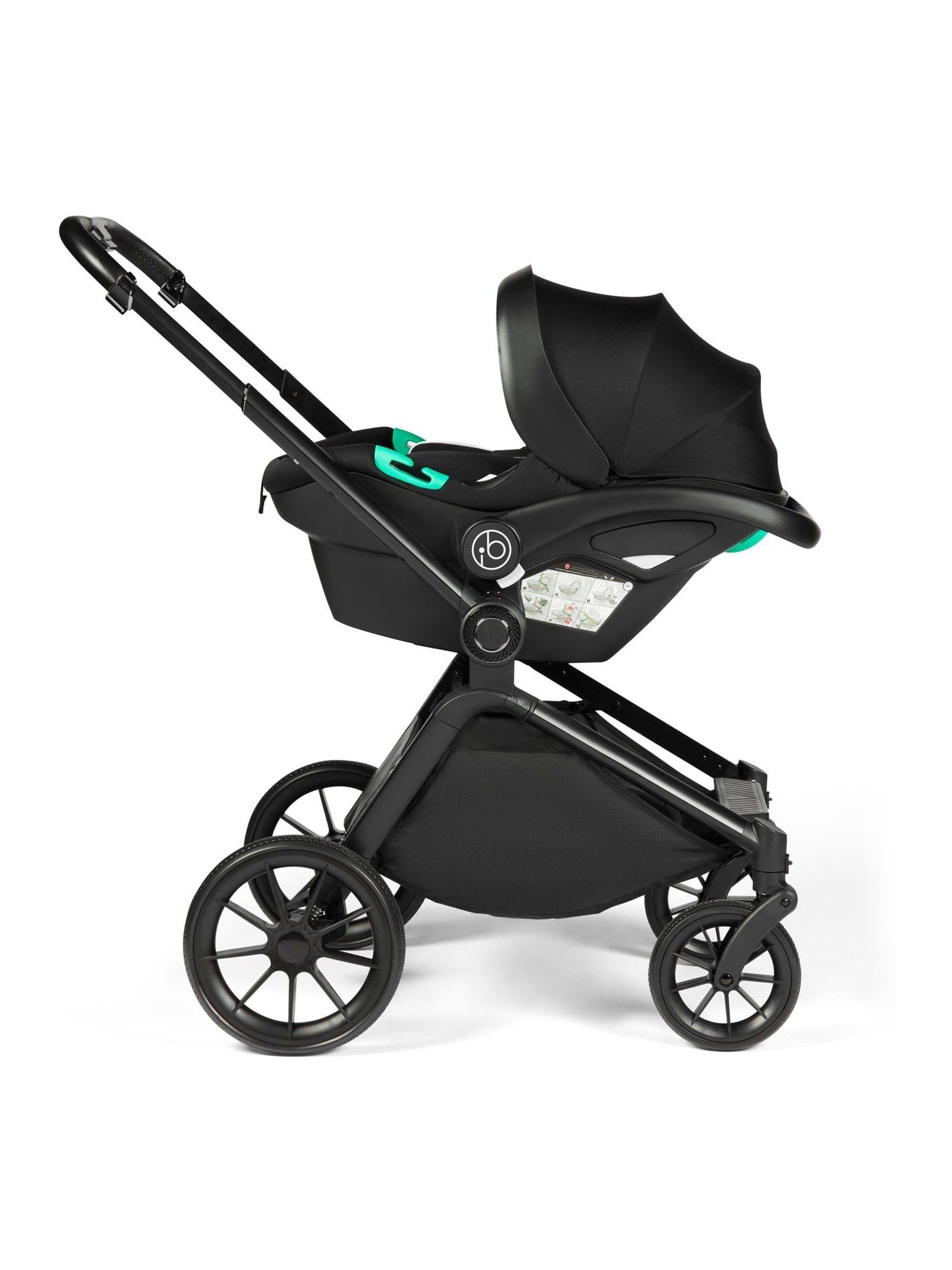 Ickle Bubba 12 Piece Sage Green Altima Travel System with Stratus isize - Image 4 of 5