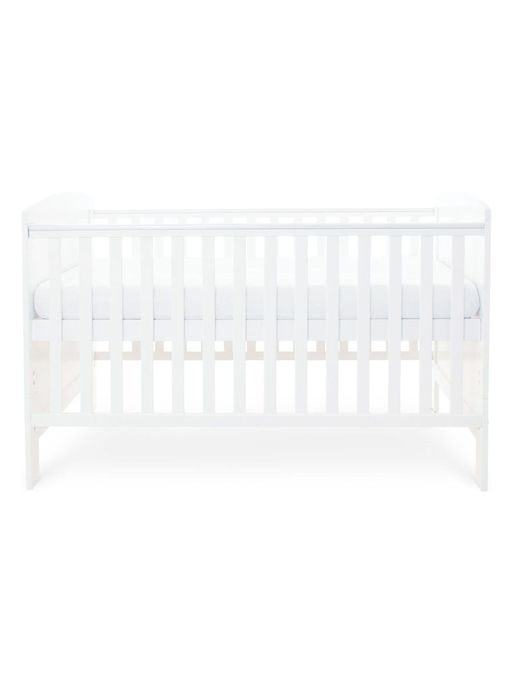 Ickle Bubba White Coleby Classic Cot Bed and Premium Pocket Sprung Mattress - Image 4 of 5
