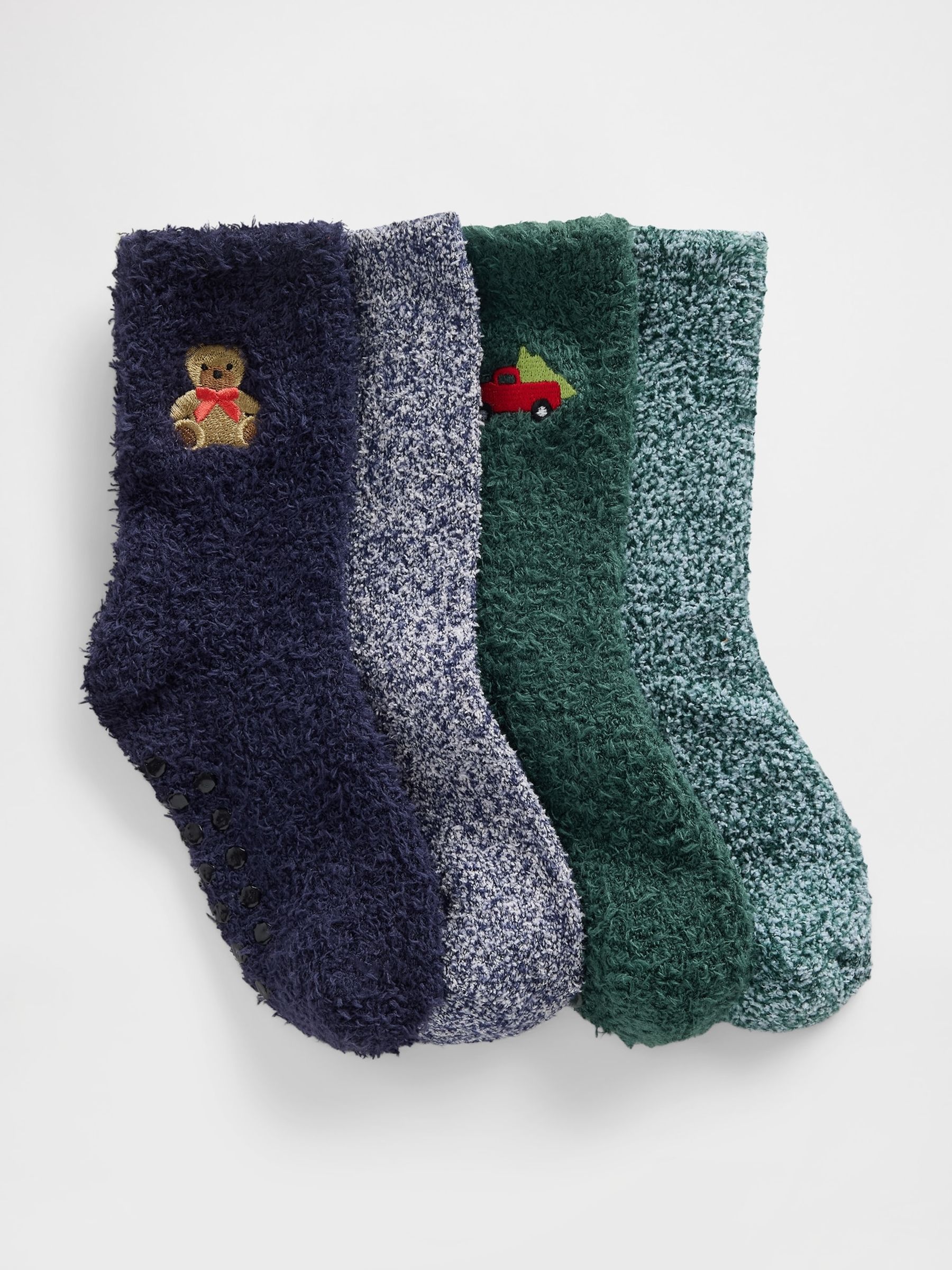 Multi Cosy Socks 4 Pack - Image 1 of 1 Multi Cosy Socks 4 Pack - Image 1 of 1