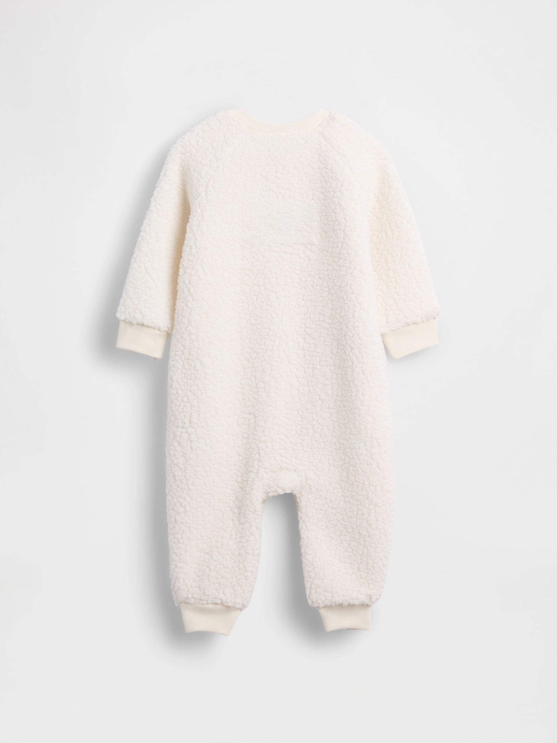 White Sherpa Logo One-Piece All-In-One (0-24mths) - Image 2 of 3