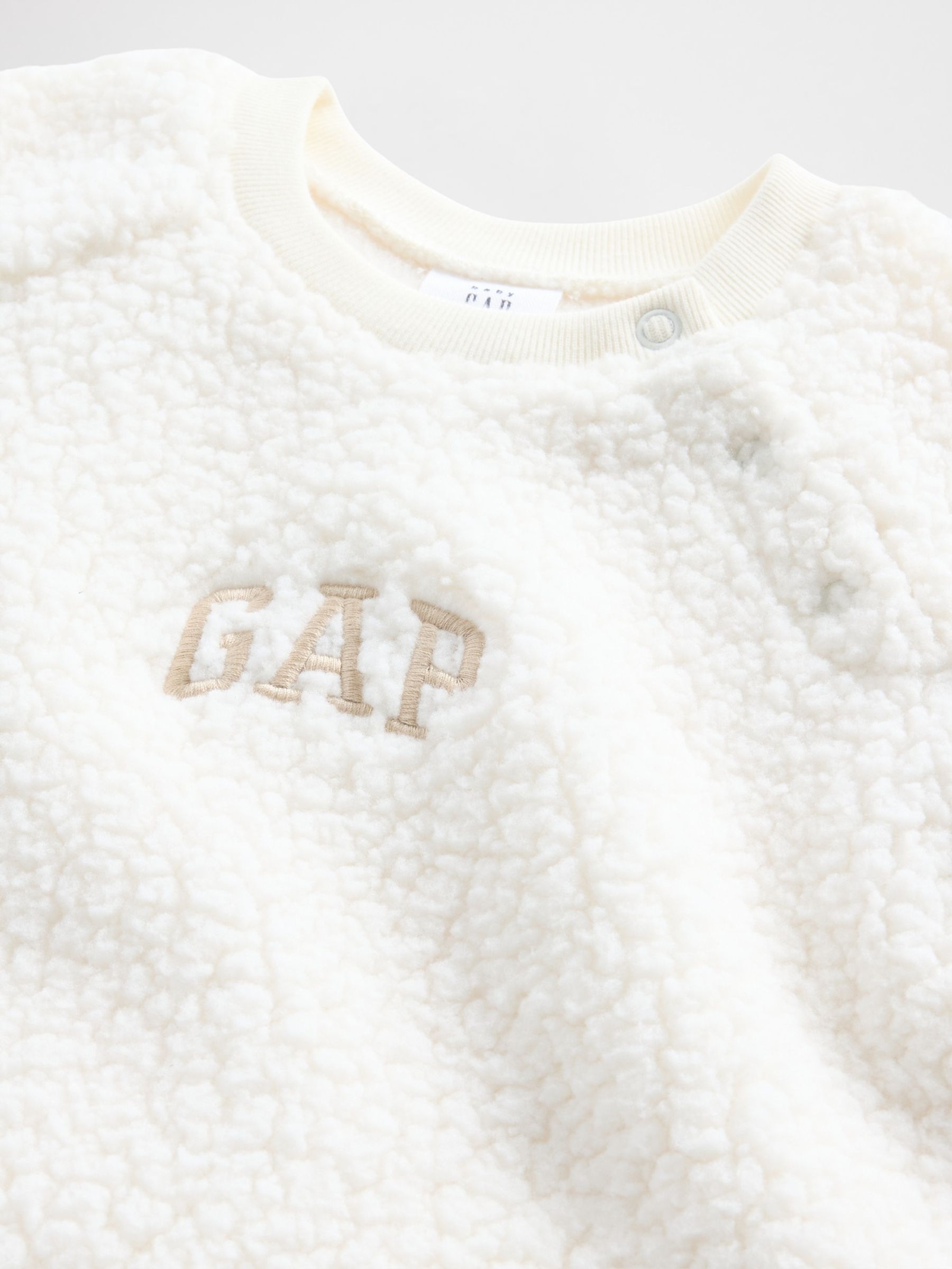 White Sherpa Logo One-Piece All-In-One (0-24mths) - Image 3 of 3
