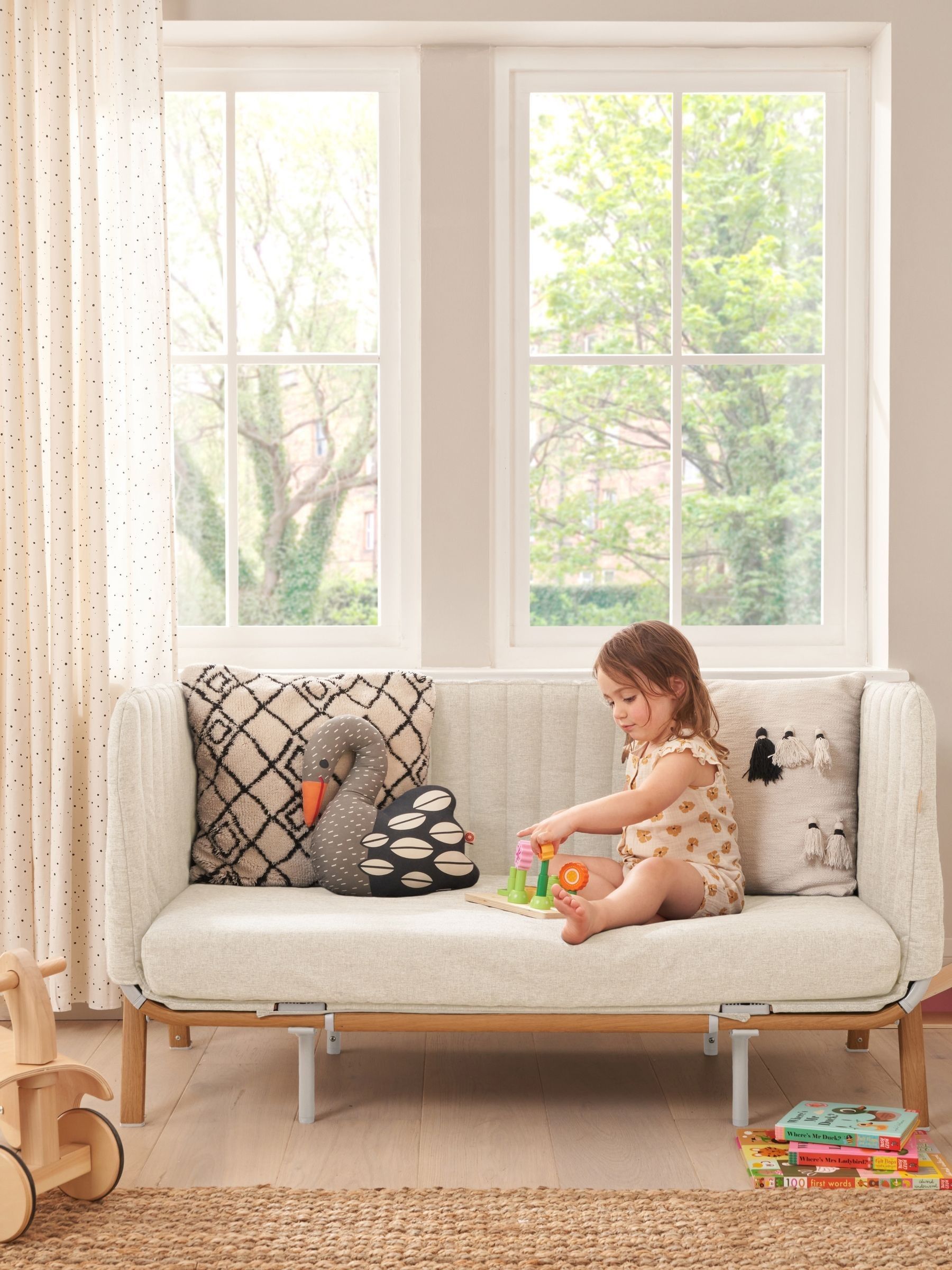 Tutti Bambini Scandi Walnut  Ecru CoZee XL Complete Birth to 4+ Years - Image 5 of 8