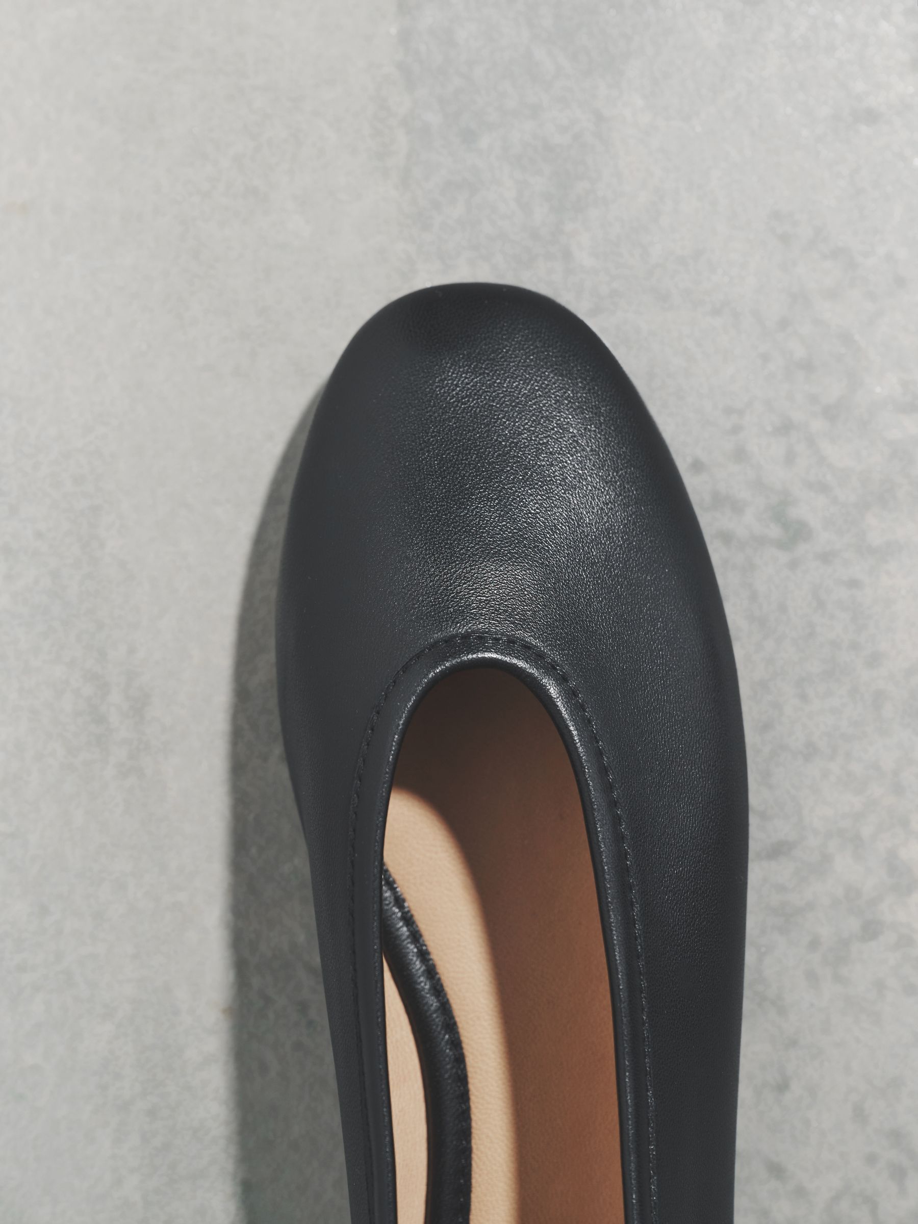 Soft Suede Leather Ballerinas Black - Image 2 of 5