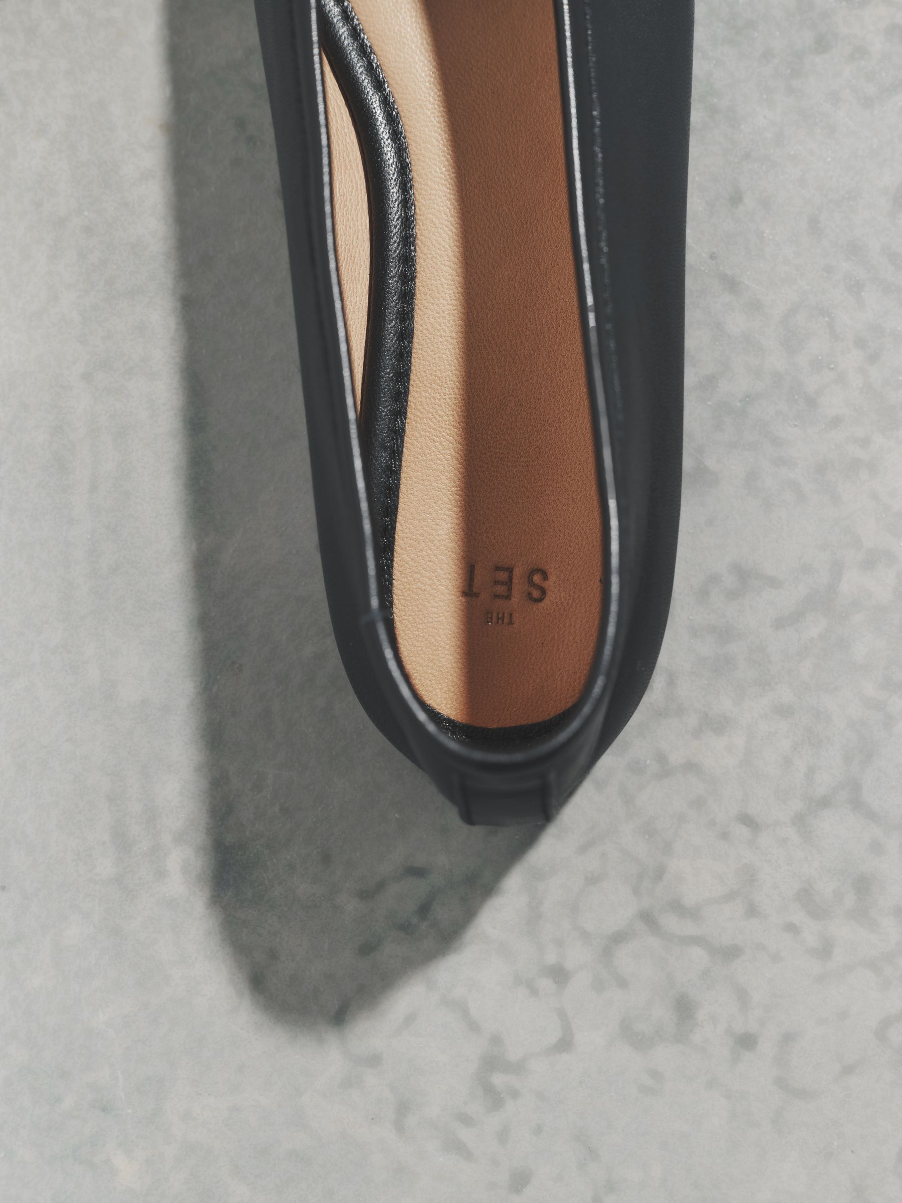 Soft Suede Leather Ballerinas Black - Image 3 of 5