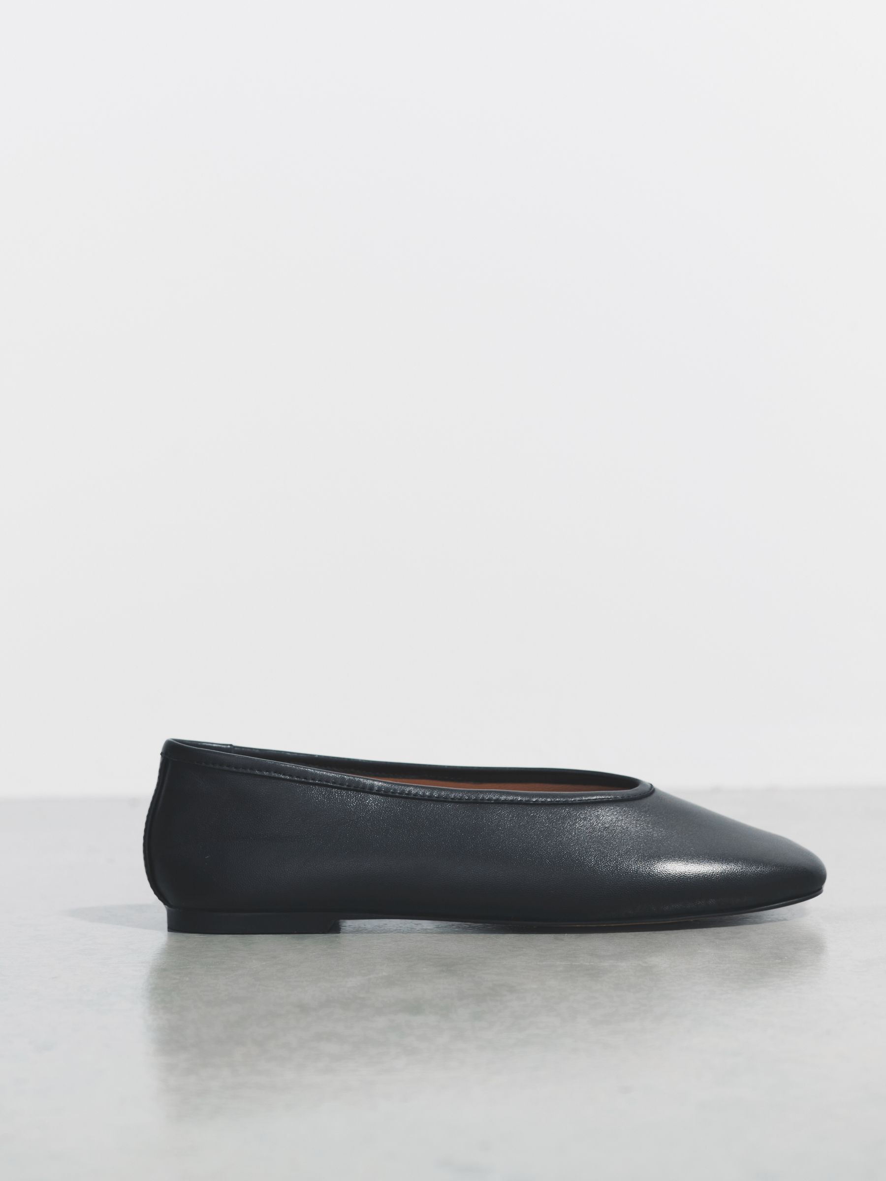 Soft Suede Leather Ballerinas Black - Image 4 of 5
