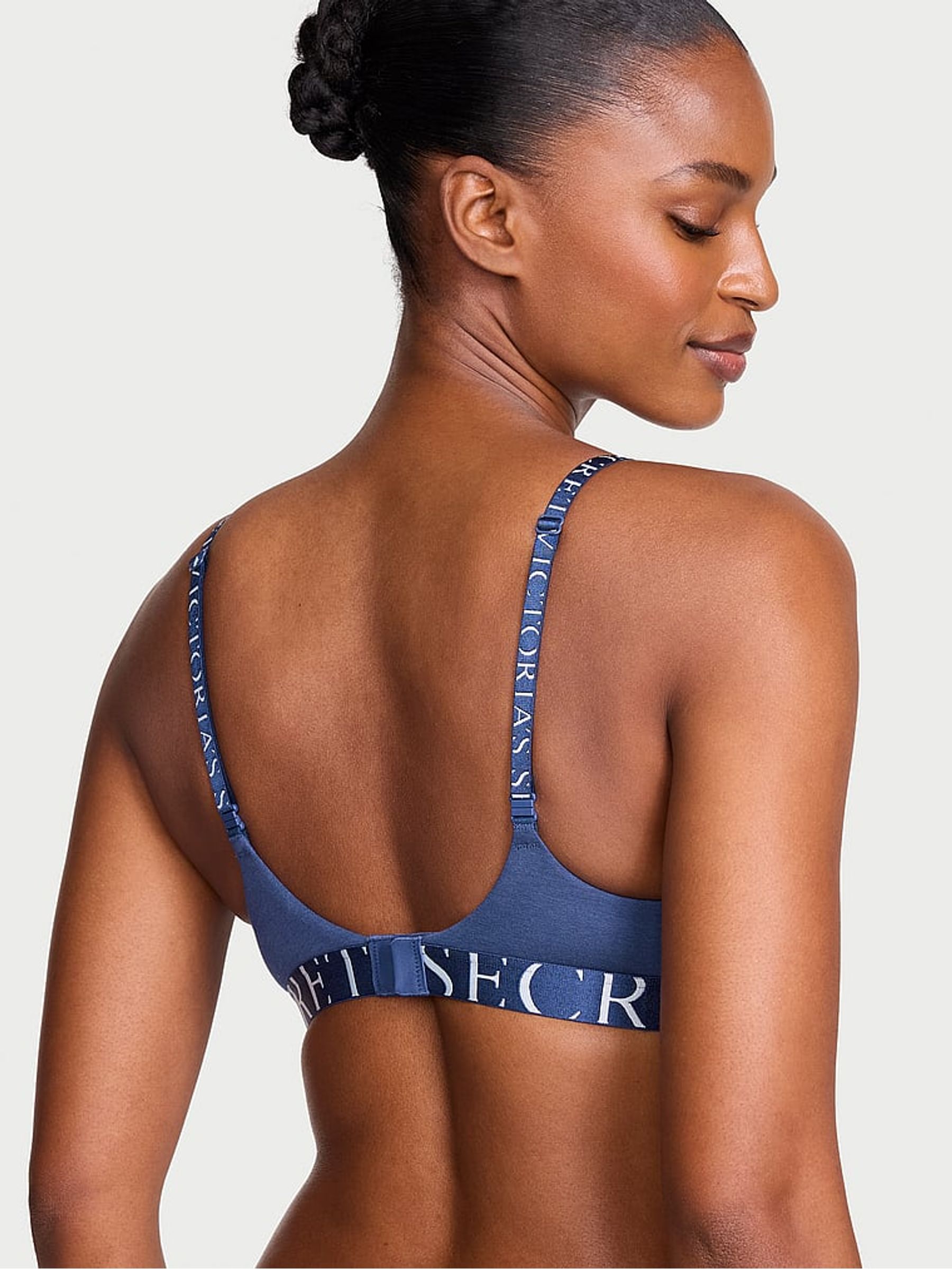 Ink Blue Full Cup Push Up Bra - Image 2 of 2