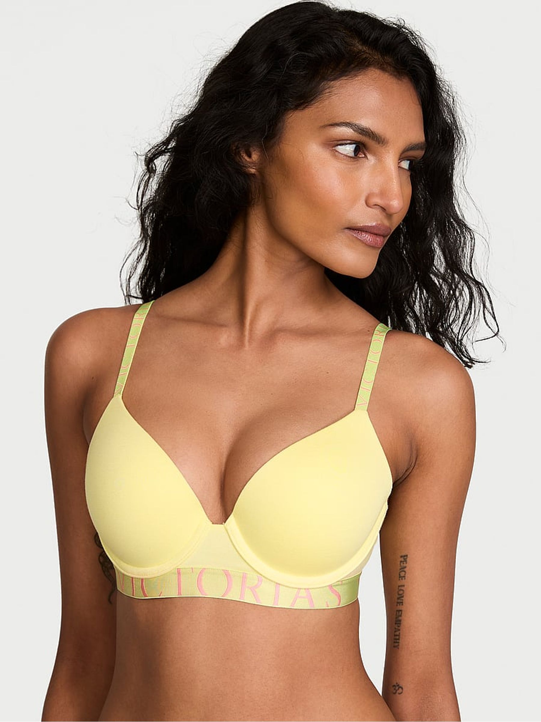 Lemonade Yellow Full Cup Push Up Bra - Image 1 of 2