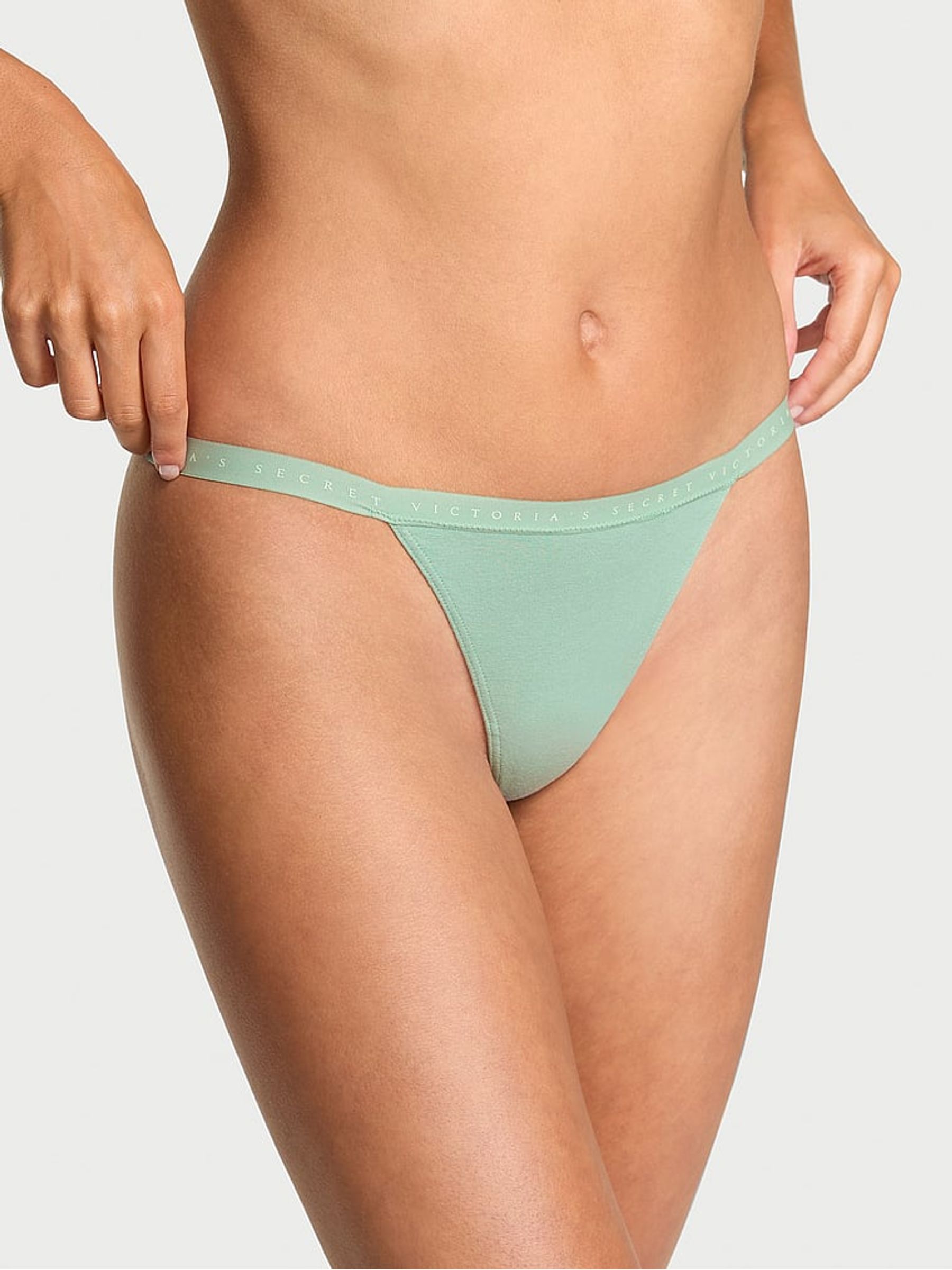 Seasalt Green G String Knickers - Image 1 of 2