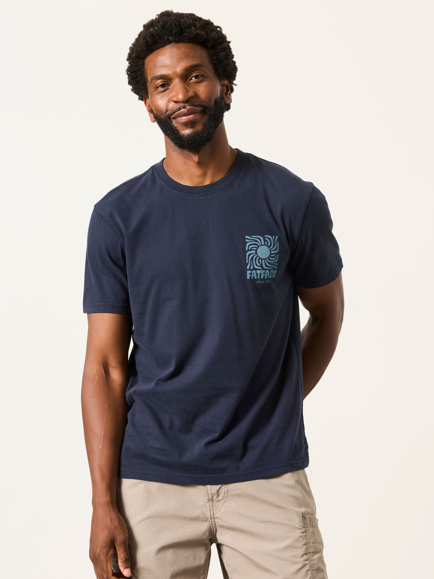 Navy Windermere Graphic  T-Shirt - Image 1 of 5