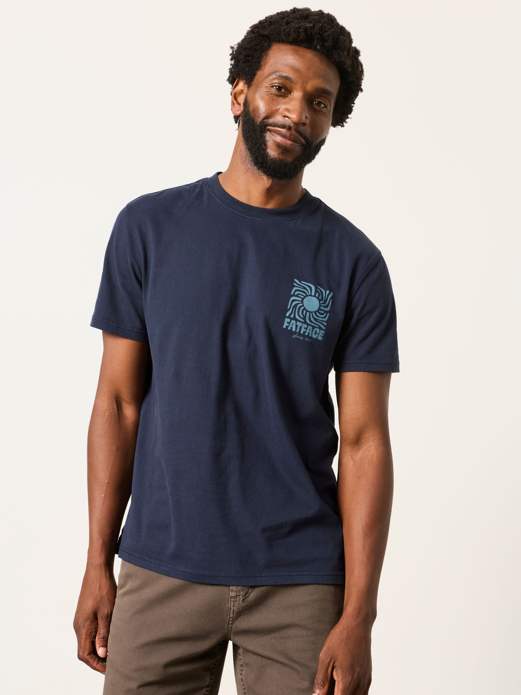 Navy Edinburgh Graphic  T-Shirt - Image 2 of 6