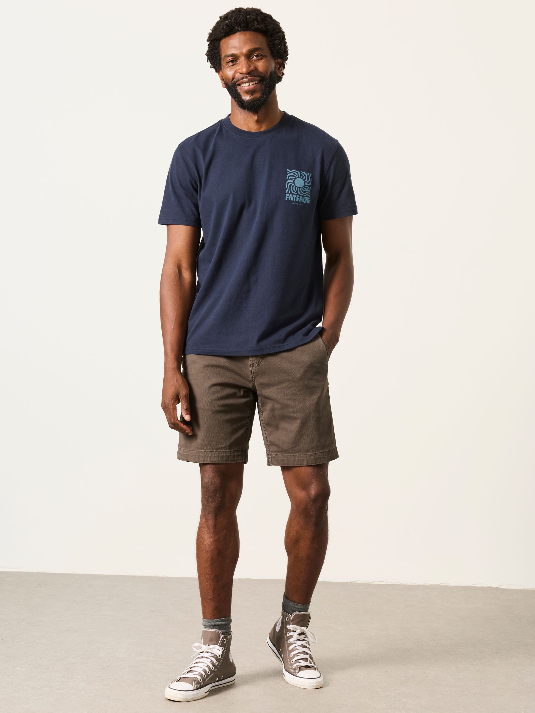 Navy Edinburgh Graphic  T-Shirt - Image 4 of 6