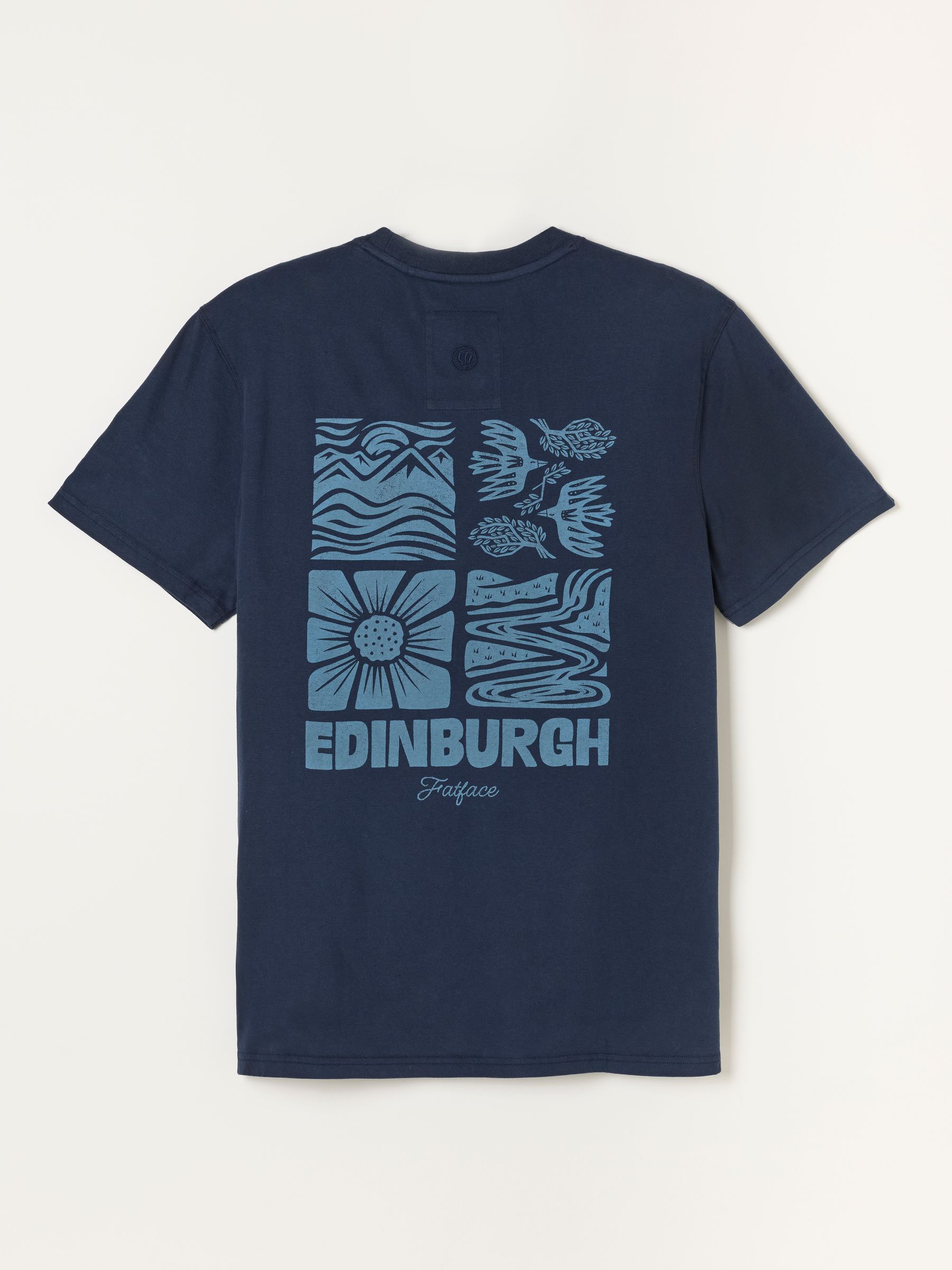 Navy Edinburgh Graphic T-Shirt - Image 6 of 6 Navy Edinburgh Graphic T-Shirt - Image 6 of 6