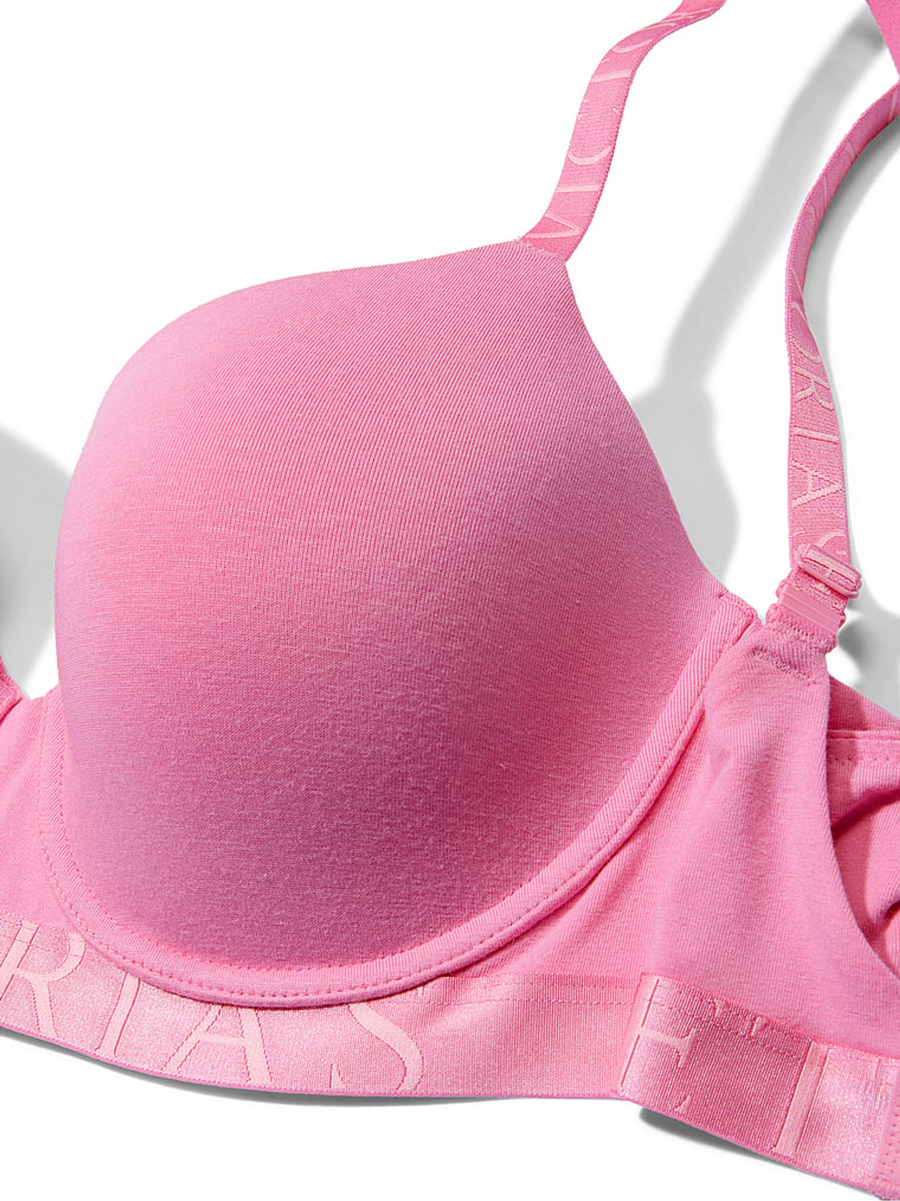 Pink Sugar Lightly Lined Demi Cotton Exploded Logo Bra - Image 4 of 4 Pink Sugar Lightly Lined Demi Cotton Exploded Logo Bra - Image 4 of 4