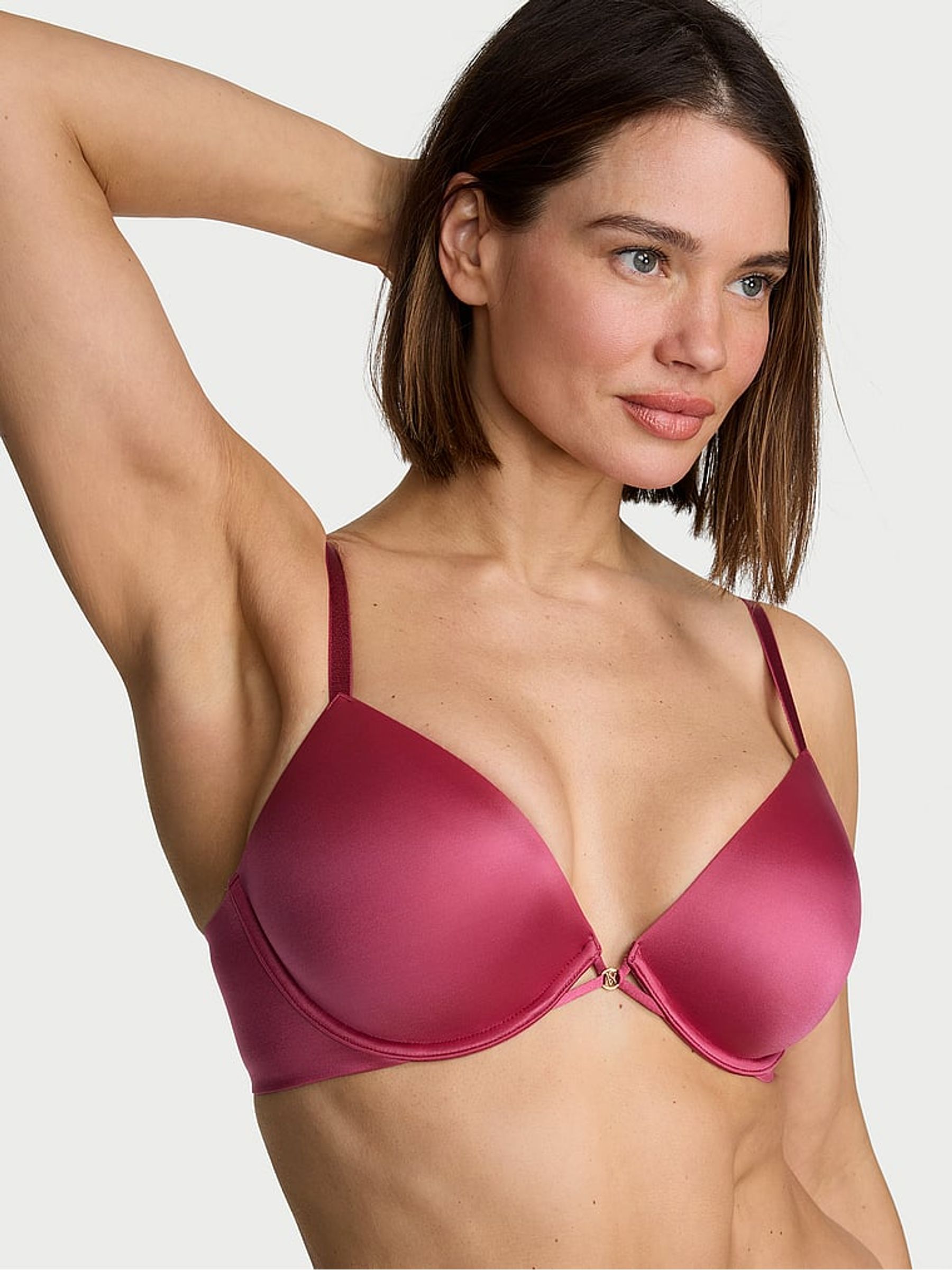 Peony Pink Lightly Lined Demi Bra - Image 1 of 2