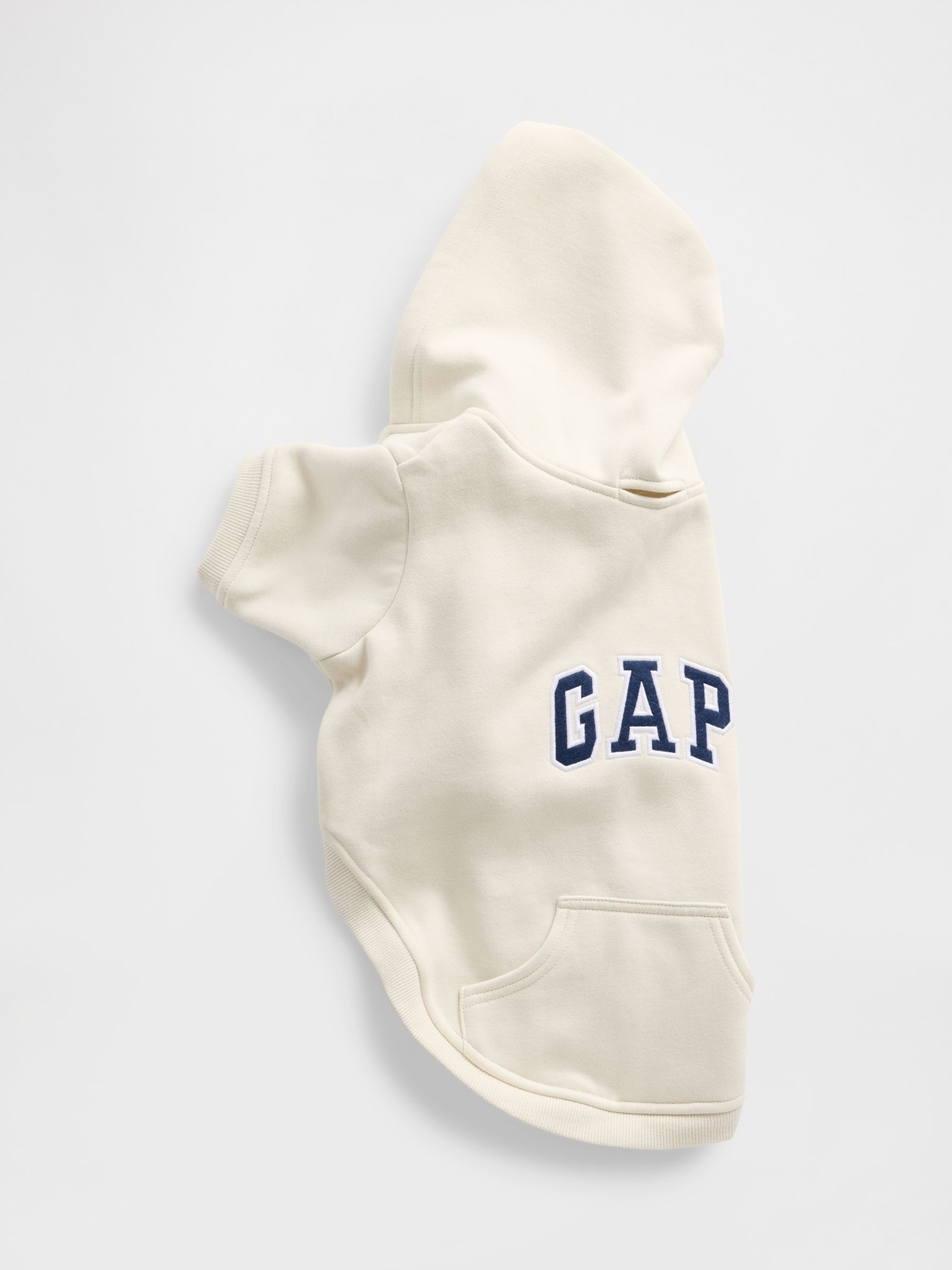 White Logo Pet Hoodie - Image 1 of 2