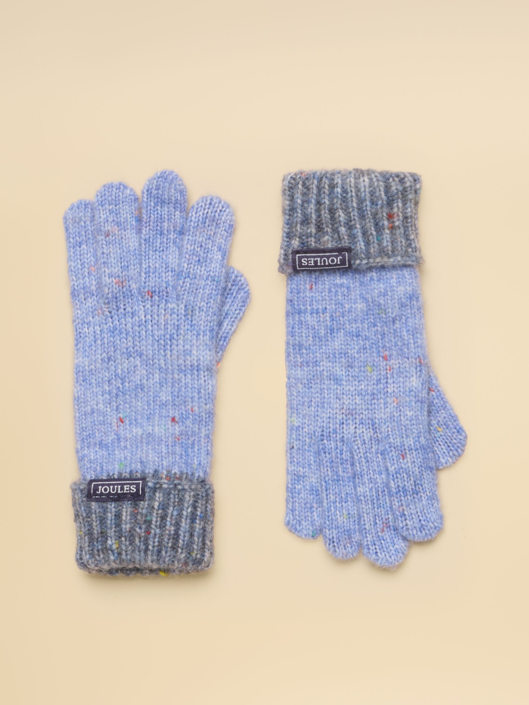 Colourblock Blue Gloves - Image 1 of 3