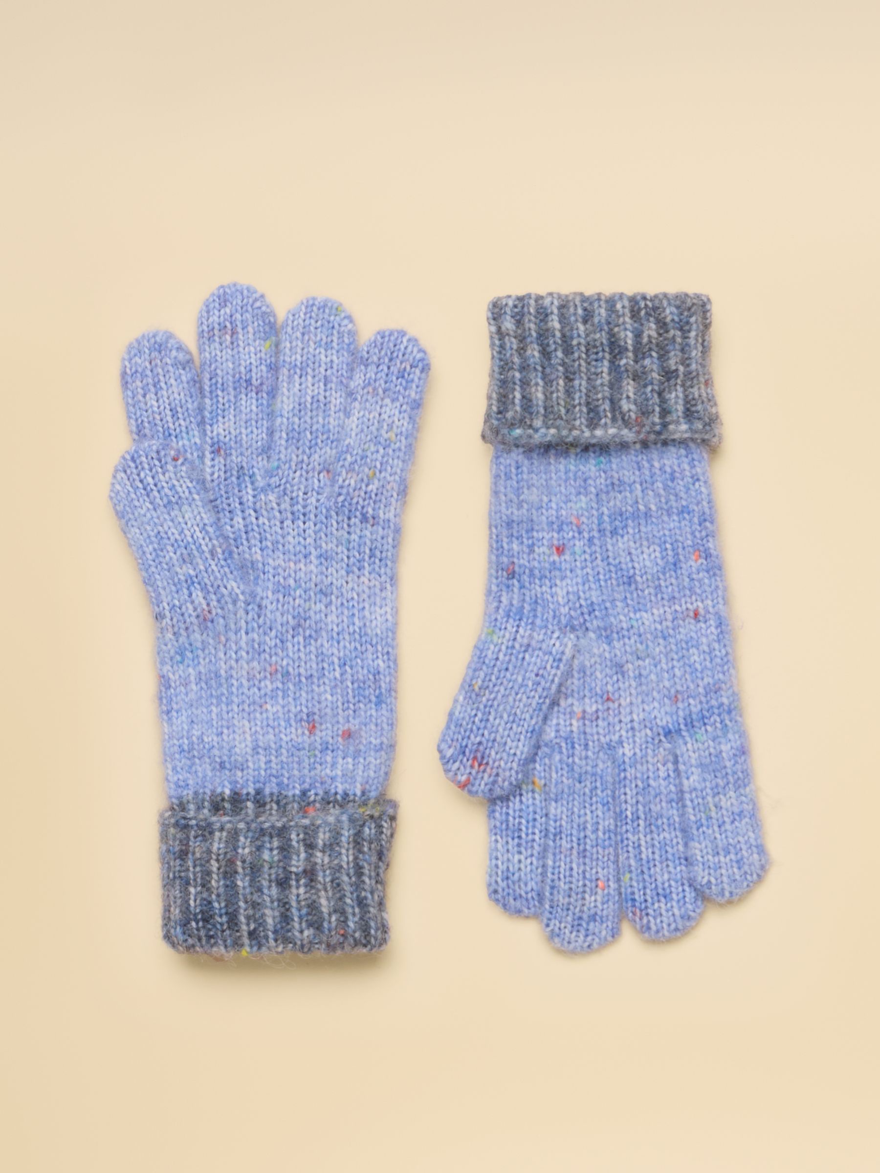 Colourblock Blue Gloves - Image 2 of 3