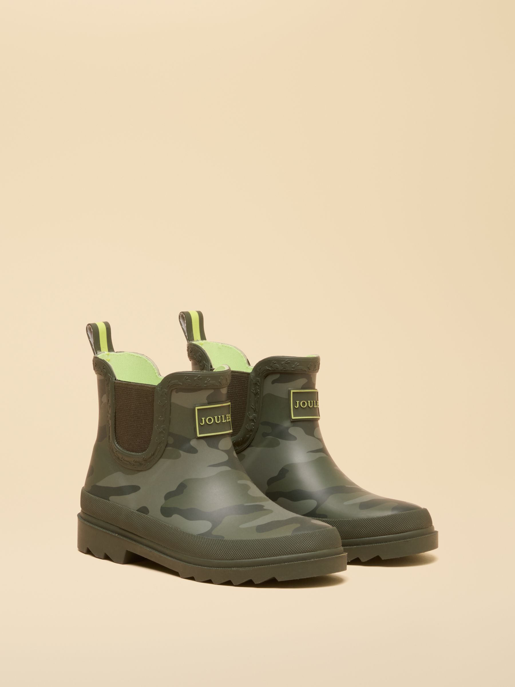 Kids Khaki Camo Ankle Wellies - Image 2 of 6