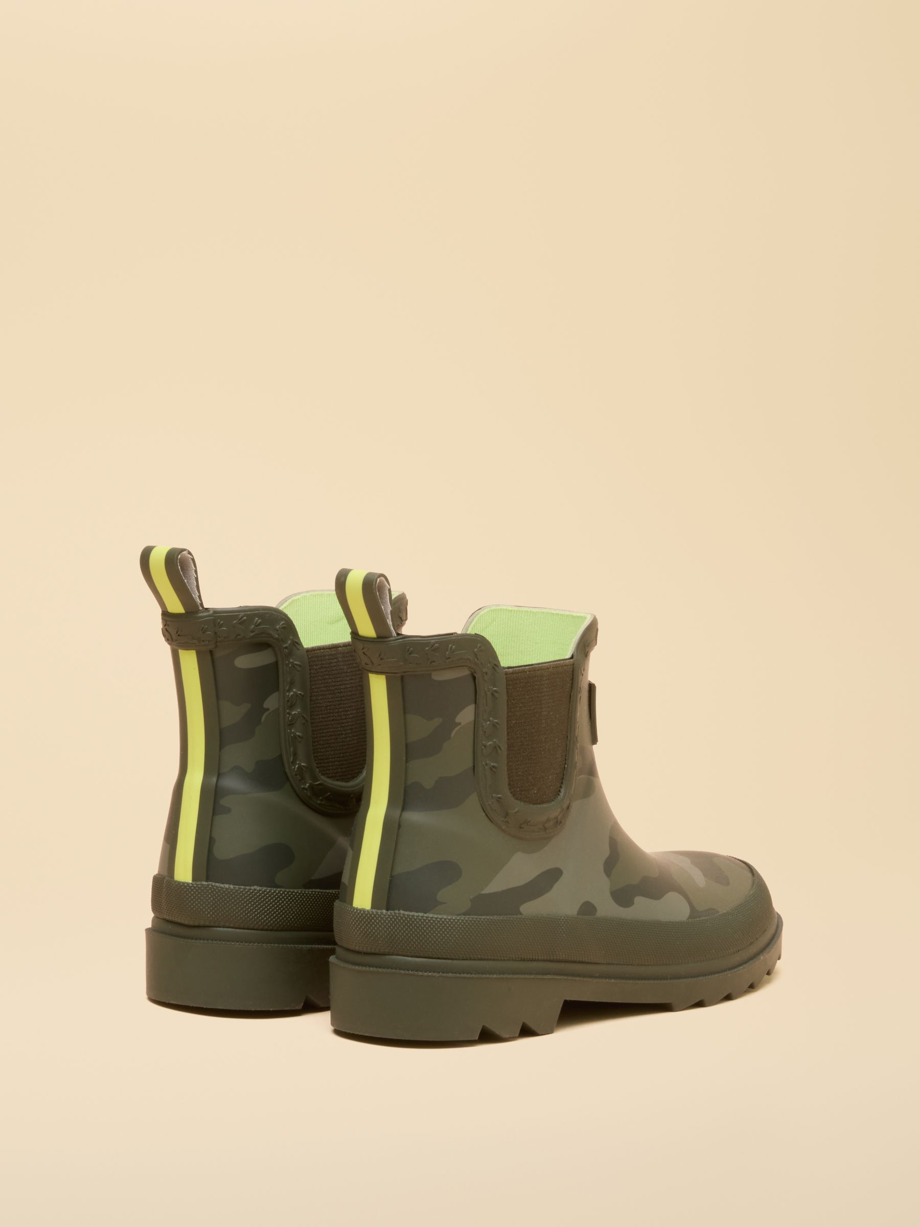 Kids Khaki Camo Ankle Wellies - Image 3 of 6