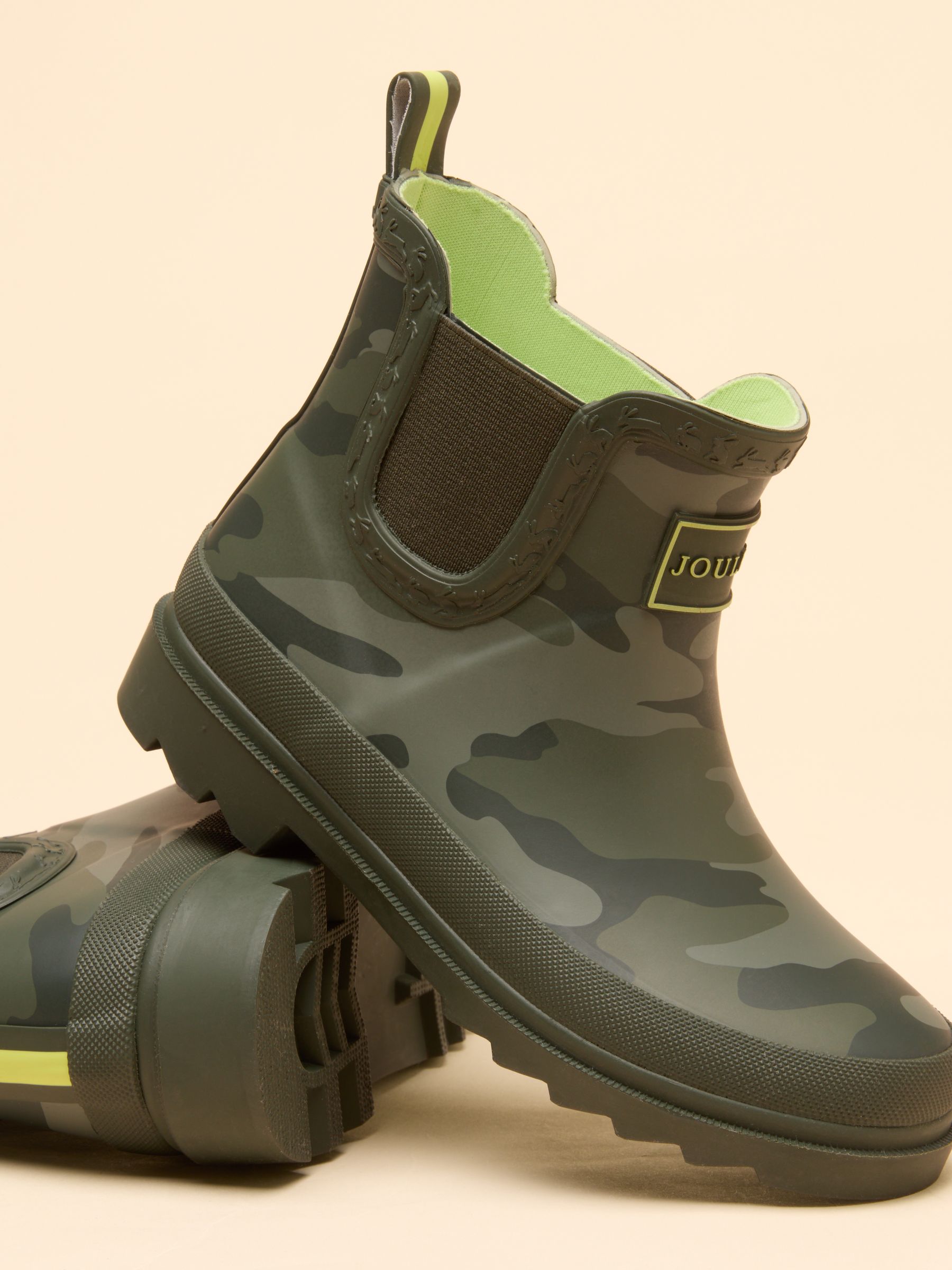Kids Khaki Camo Ankle Wellies - Image 5 of 6