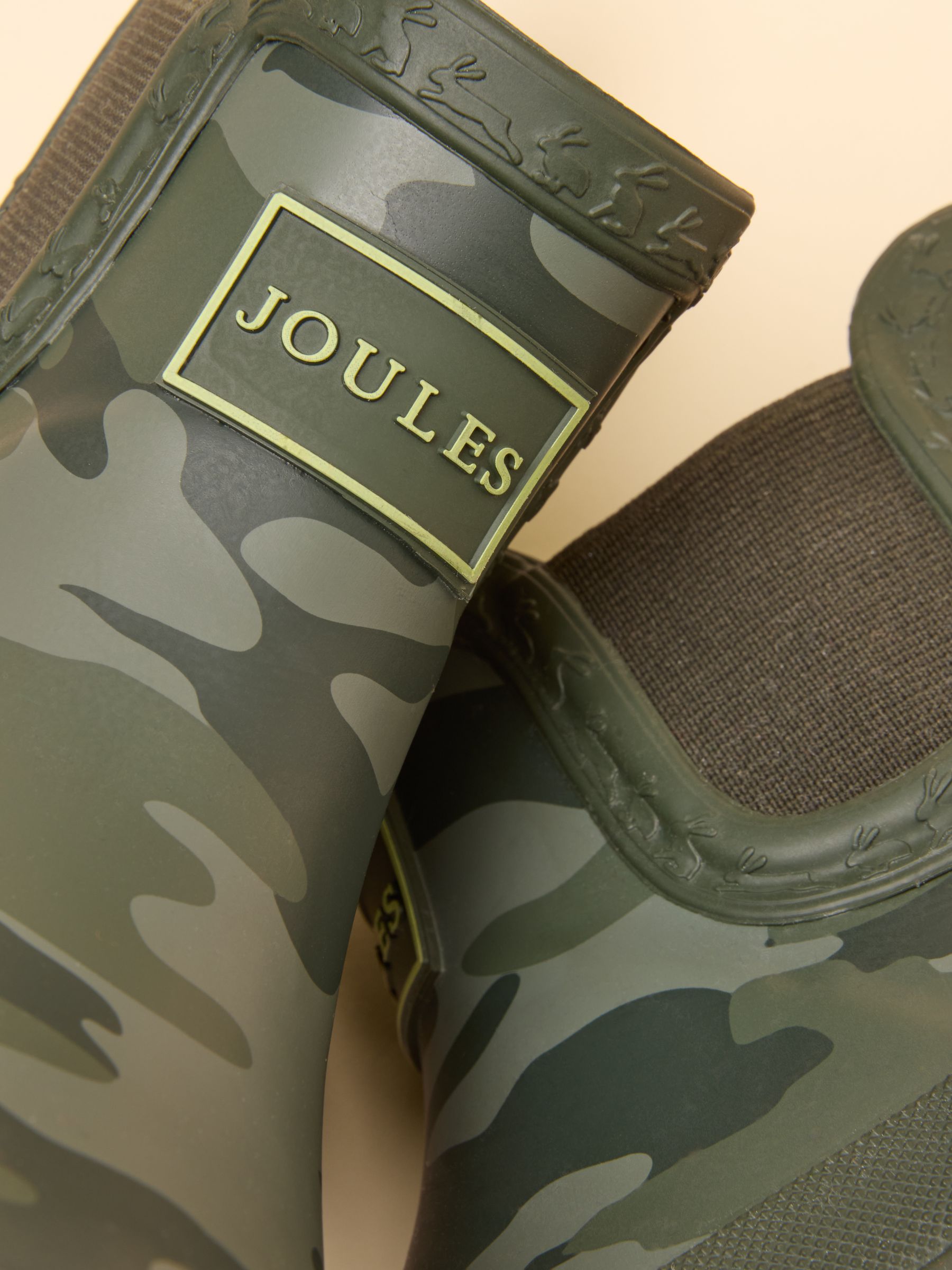 Kids Khaki Camo Ankle Wellies - Image 6 of 6