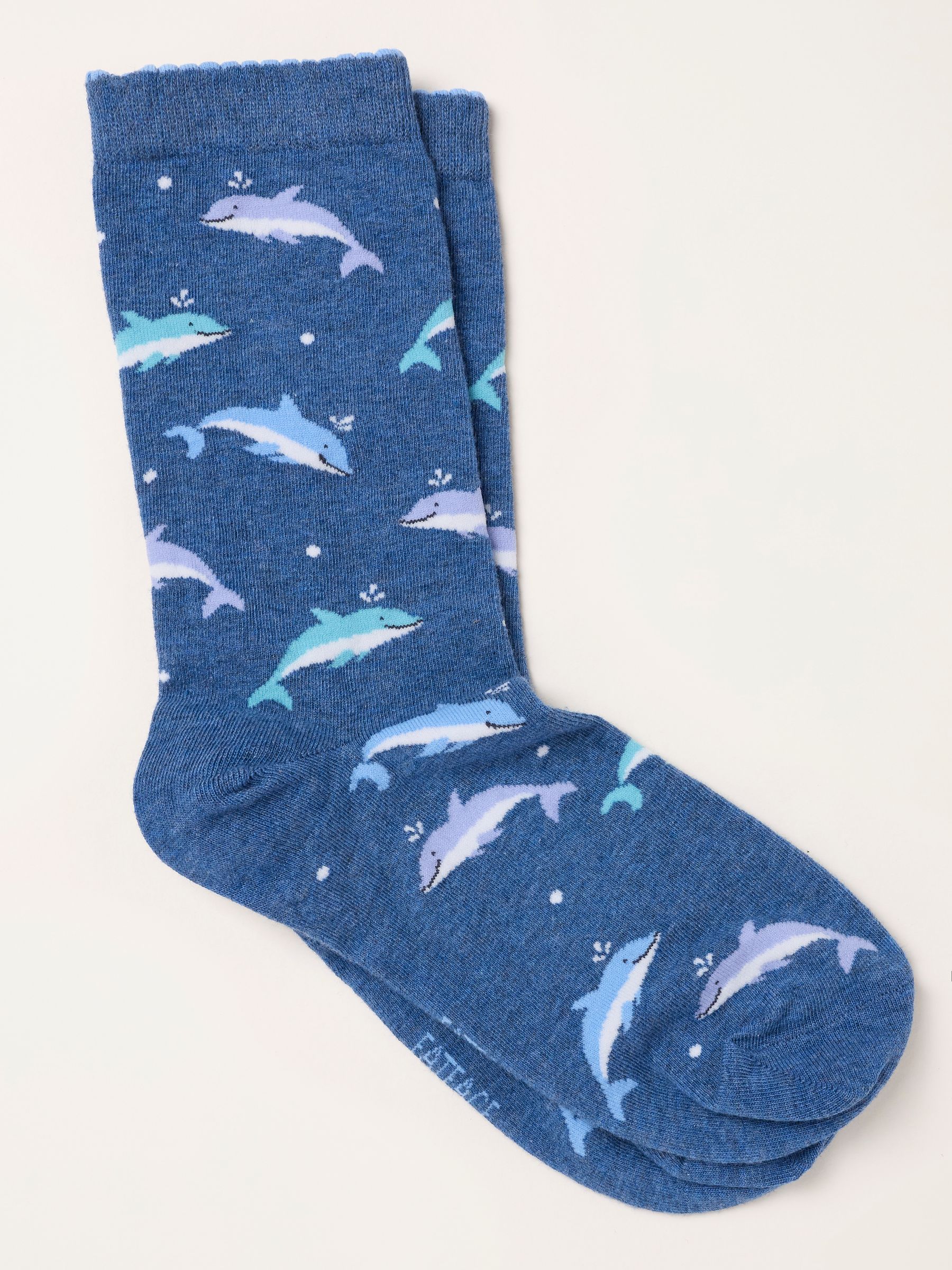 Navy Dolphin Socks - Image 1 of 2