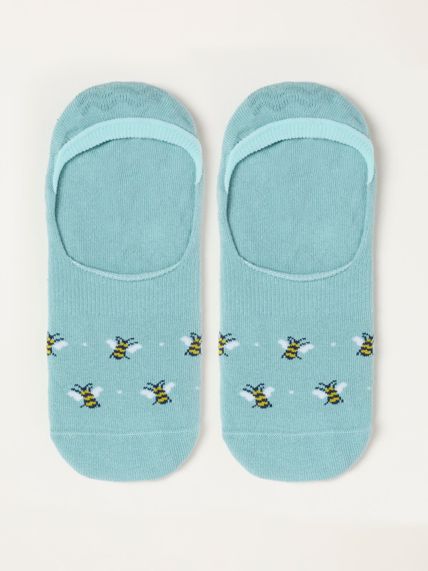 Green Haze Bee Footsie Socks - Image 1 of 2 Green Haze Bee Footsie Socks - Image 1 of 2