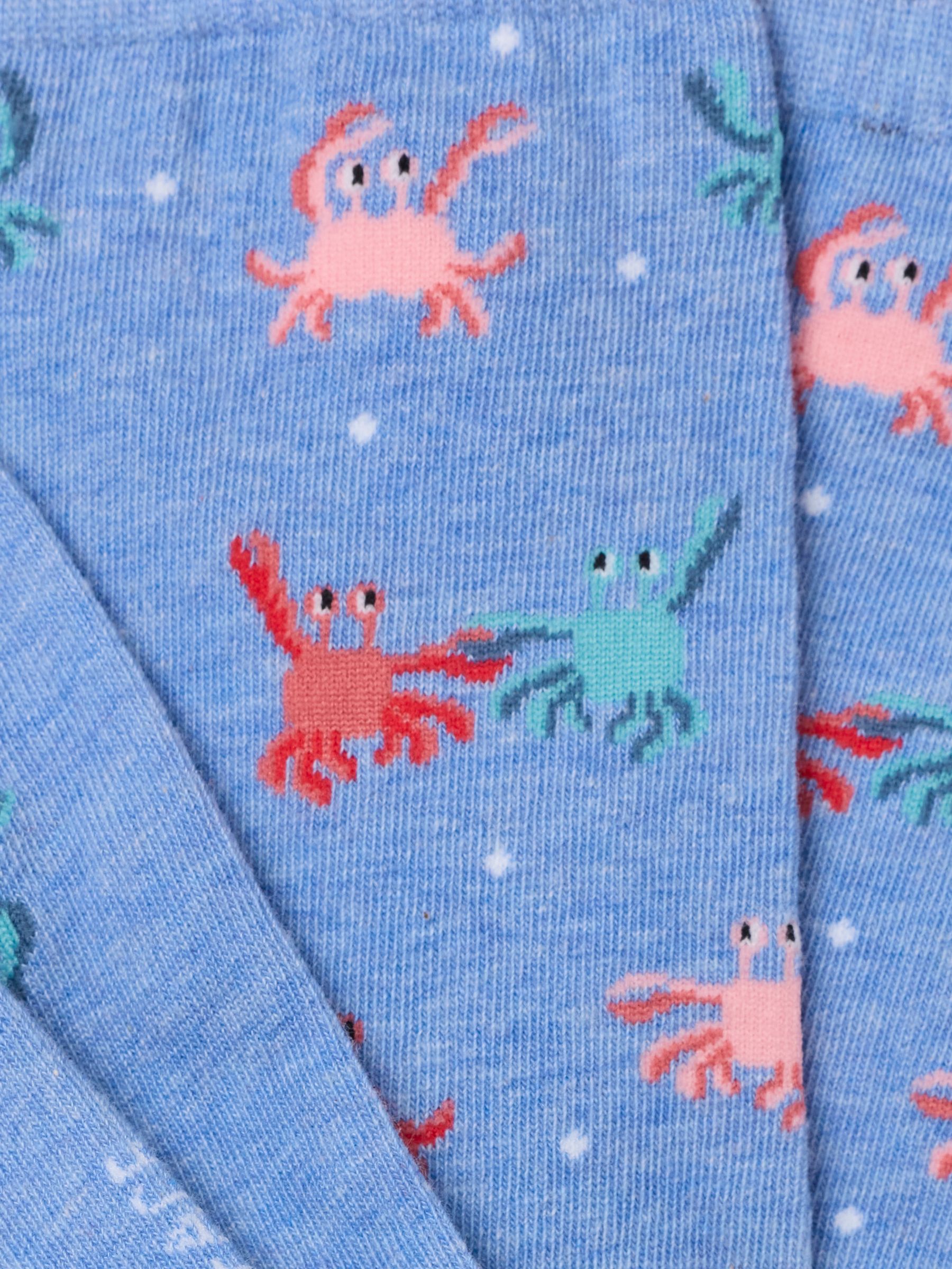 Blue Crab Socks - Image 2 of 2 Blue Crab Socks - Image 2 of 2